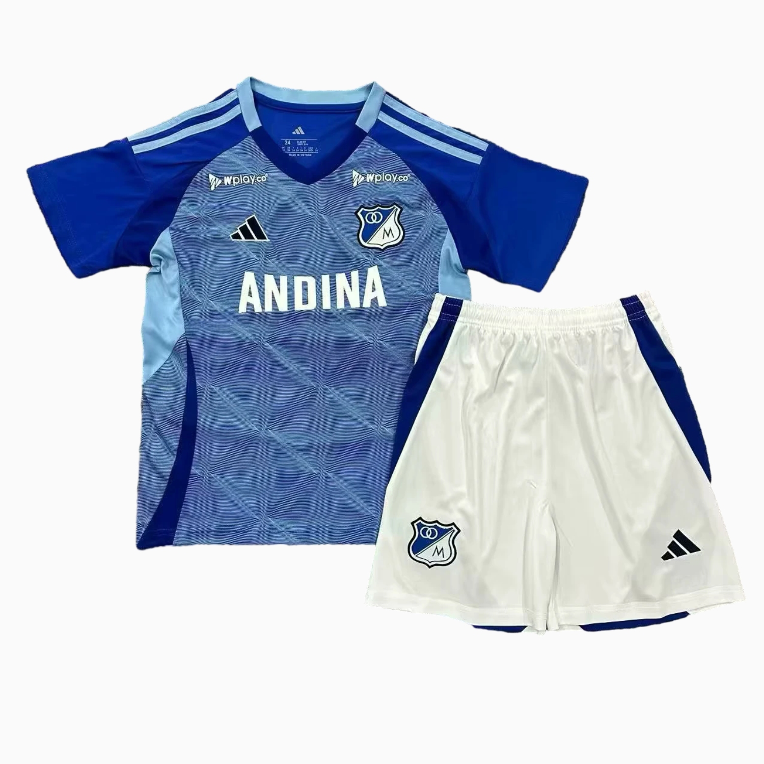 AlphaJersey-Millonarios 25-26 Home Kids Kit