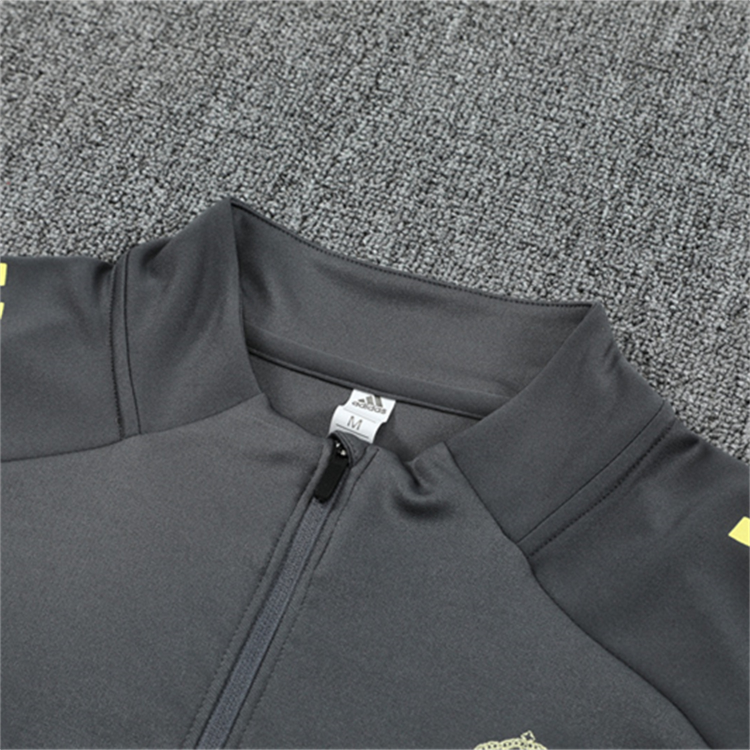 AlphaJersey-Real Madrid 25-26 Long Sleeves Training Set - Gray Top & Gray Pants