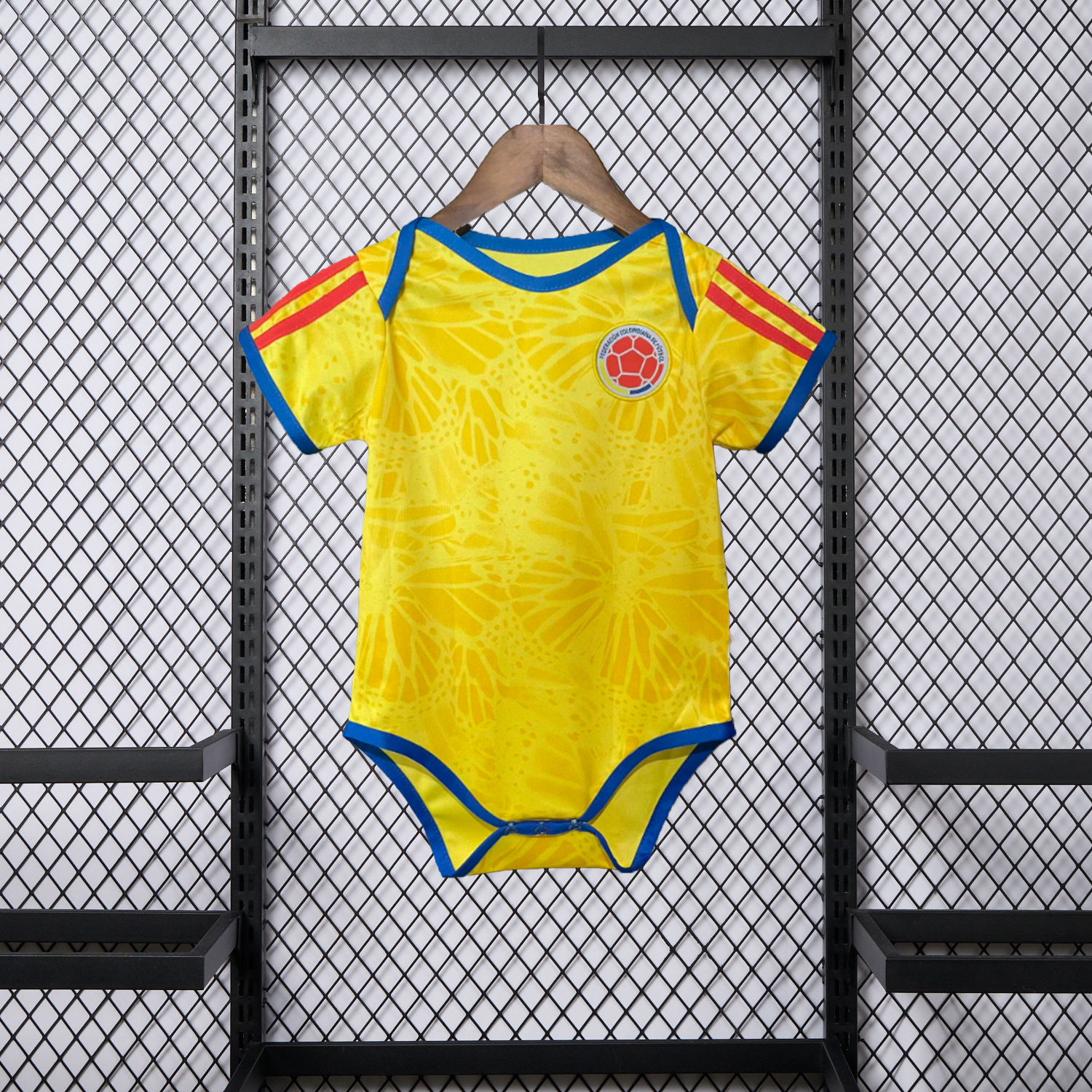 AlphaJersey-Colombia 2026 Home Baby Crawling Suit
