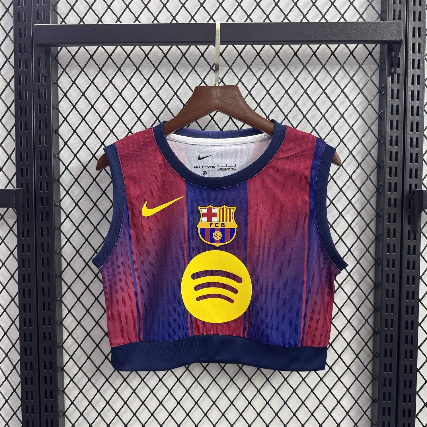 AlphaJersey-Women's Barcelona 25-26 Home Center Logo Yoga Vest