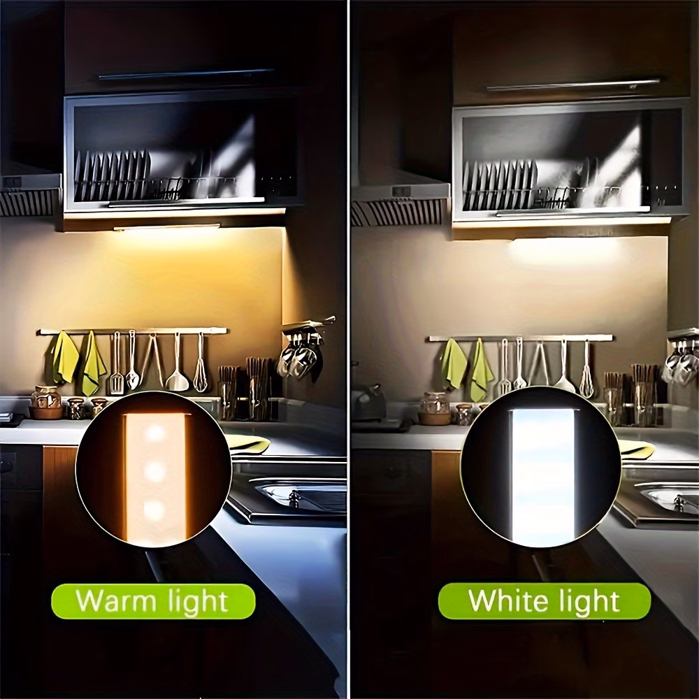 200mah 400mah rechargeable led motion sensor night   area lighting wireless usb powered auto on motion detector under cabinet lighting warm   options   kitchen wardrobe   hallway stairs Product details 2