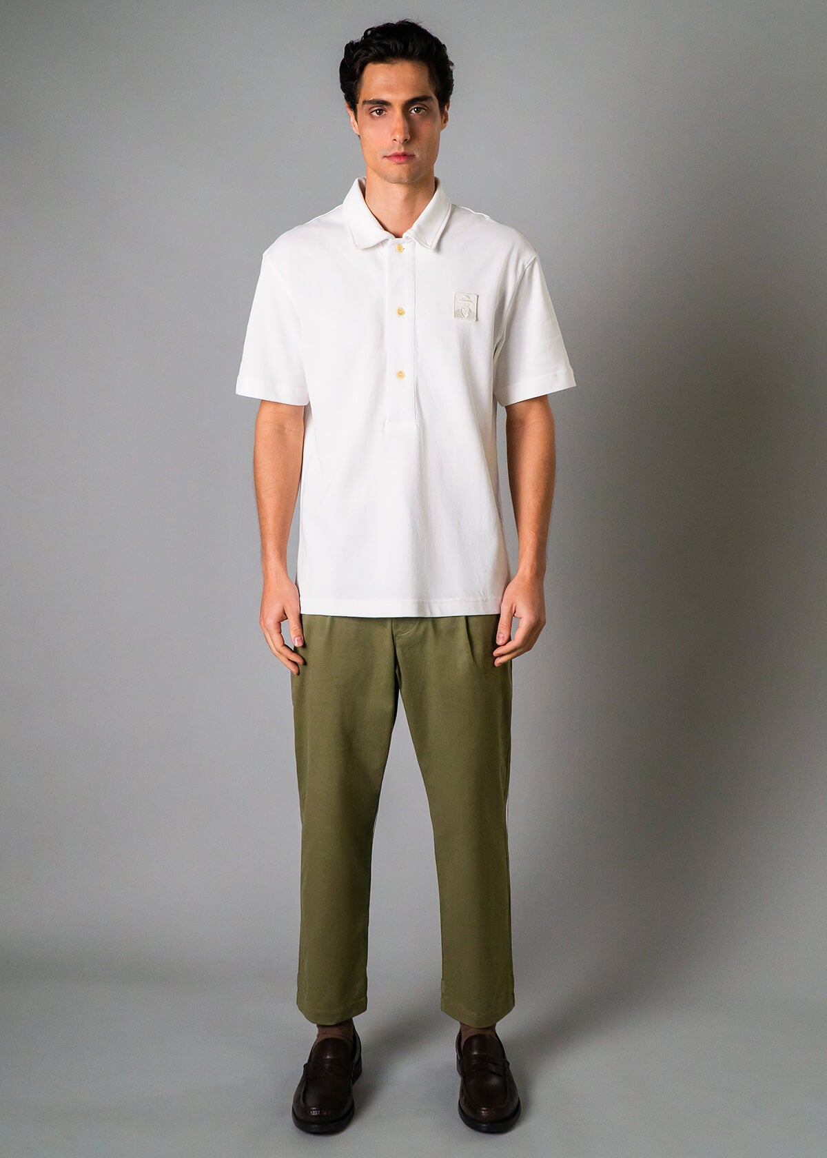 Pique Polo White | Modern Menswear by yycbvcnbmmnbm