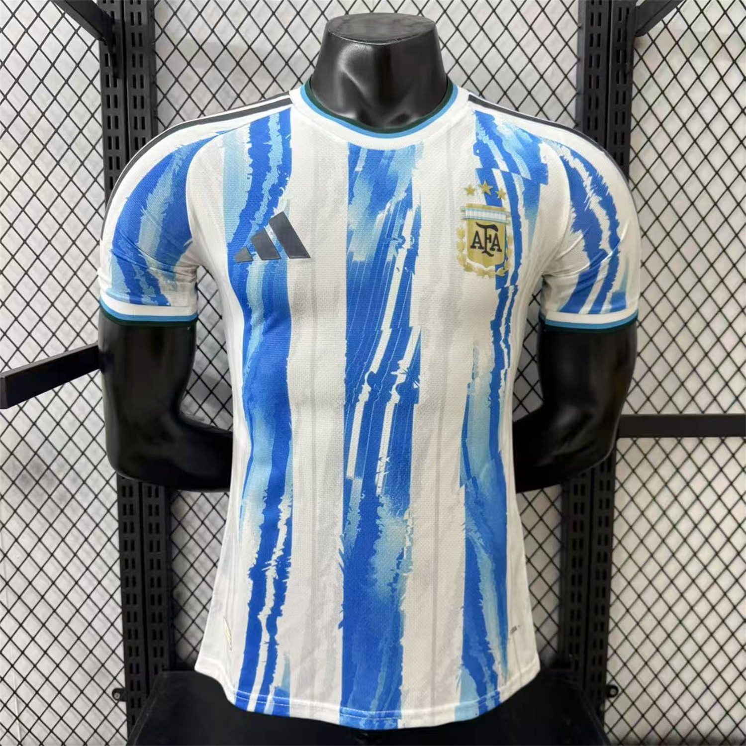 AlphaJersey-Argentina 2026 Blue And White Twill Special Jersey - Player Version