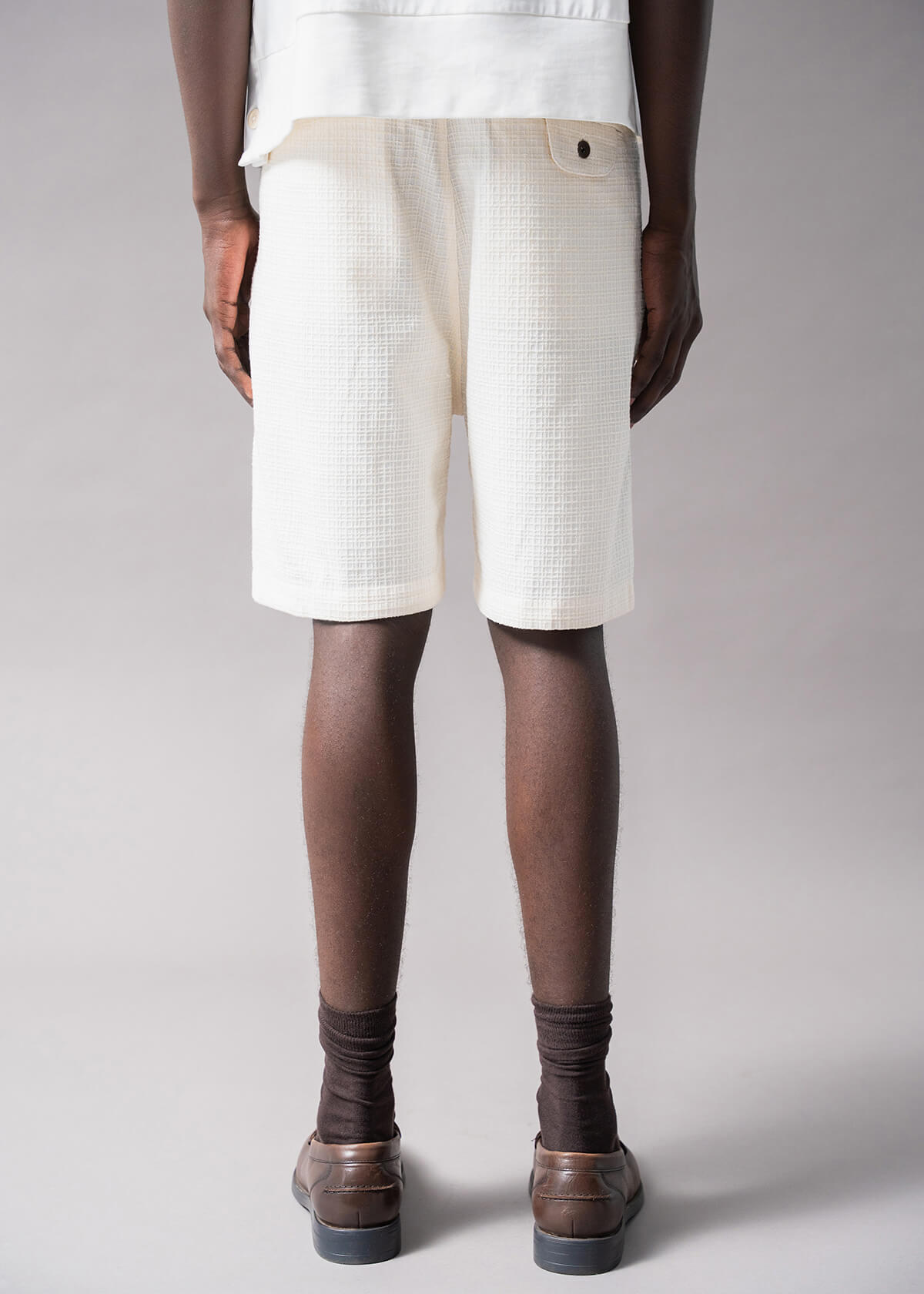 Off White Grid Short | Modern Menswear by yycbvcnbmmnbm