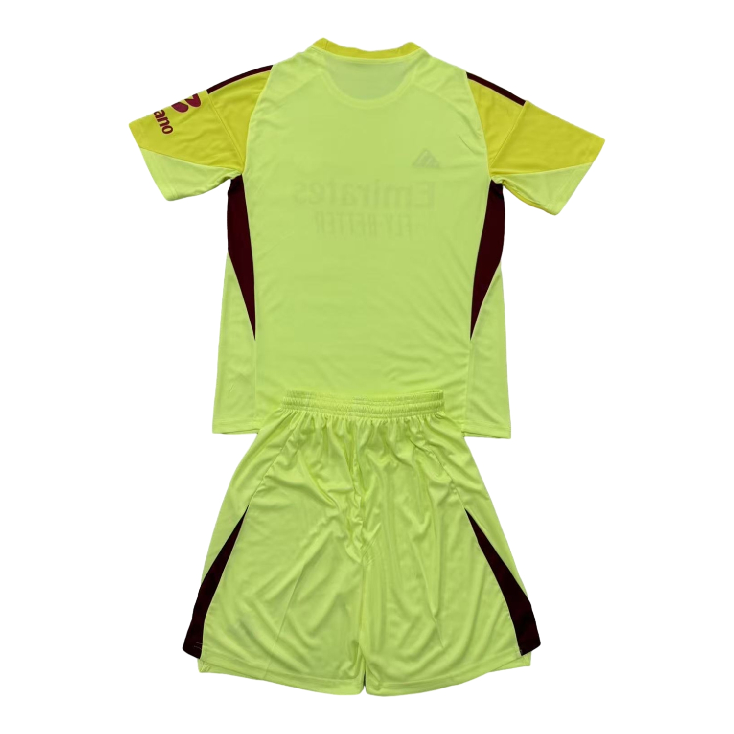 AlphaJersey-Benfica 25-26 Yellow Goalkeeper Kids Kit