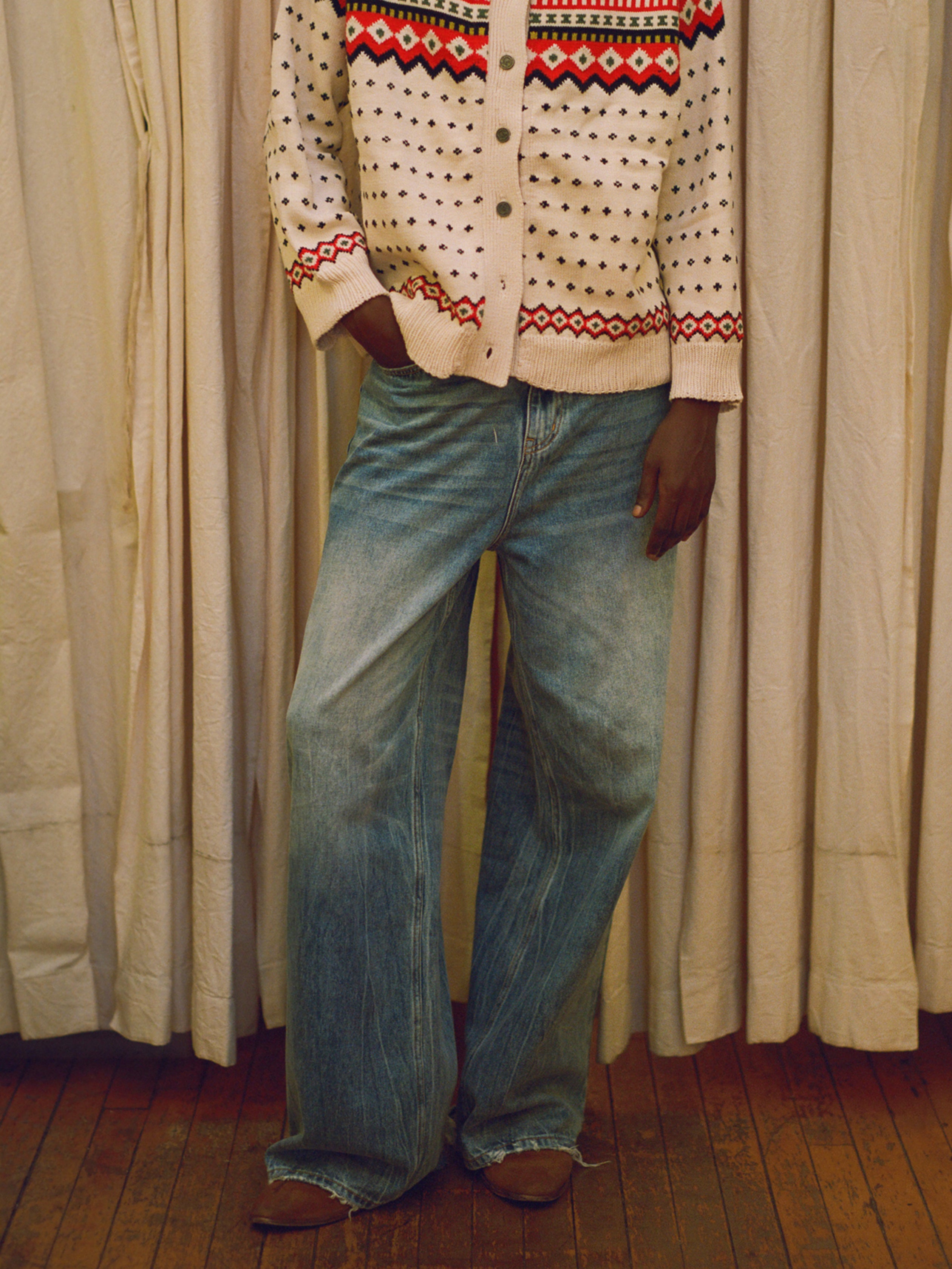 Lacy Baggy Jeans | Modern Menswear by yycbvcnbmmnbm