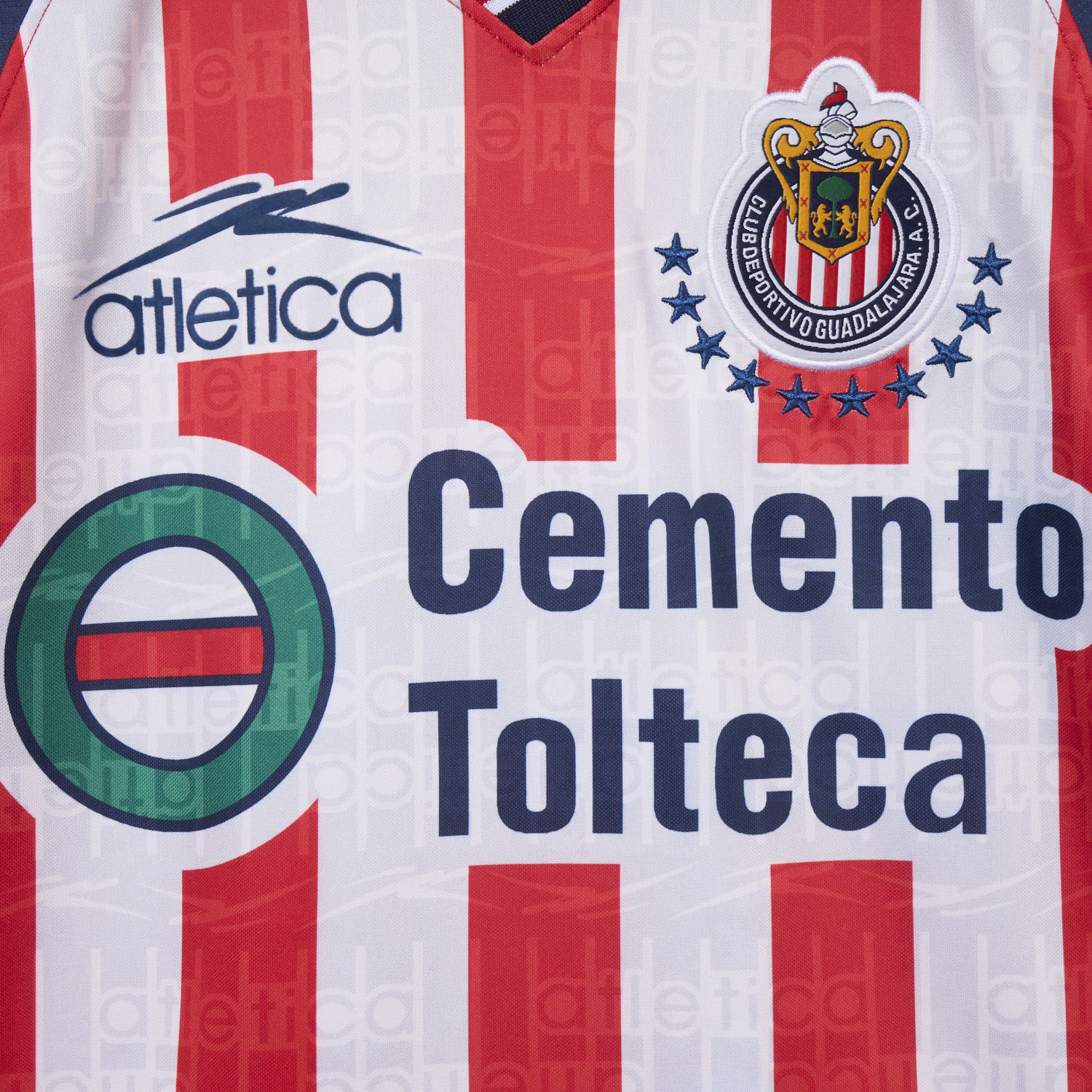 AlphaJersey-Retro Chivas de Guadalajara 1999-00 Home Long Sleeves Jersey