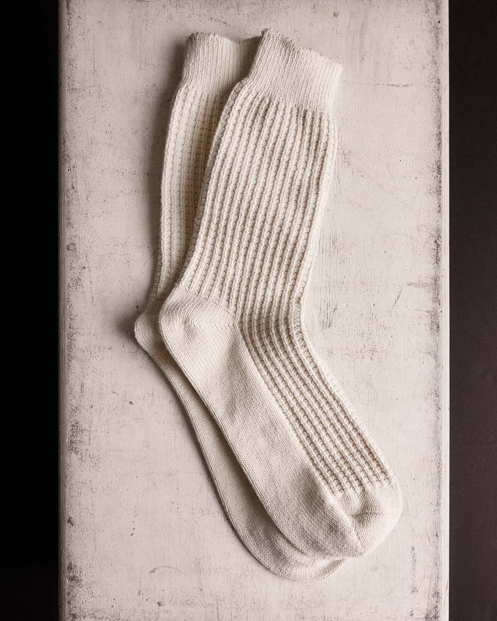 The Waffle Sock in Natural | Modern Menswear by yycbvcnbmmnbm
