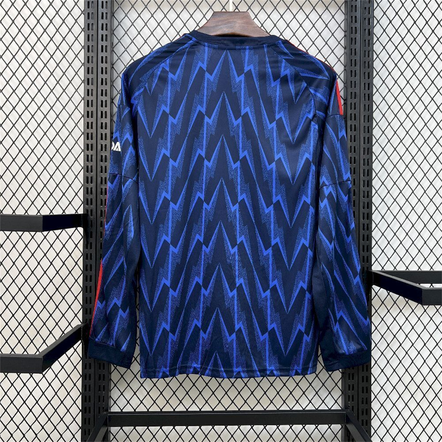 AlphaJersey-Arsenal 25-26 Away Blue Long Sleeves Jersey - Fans Version