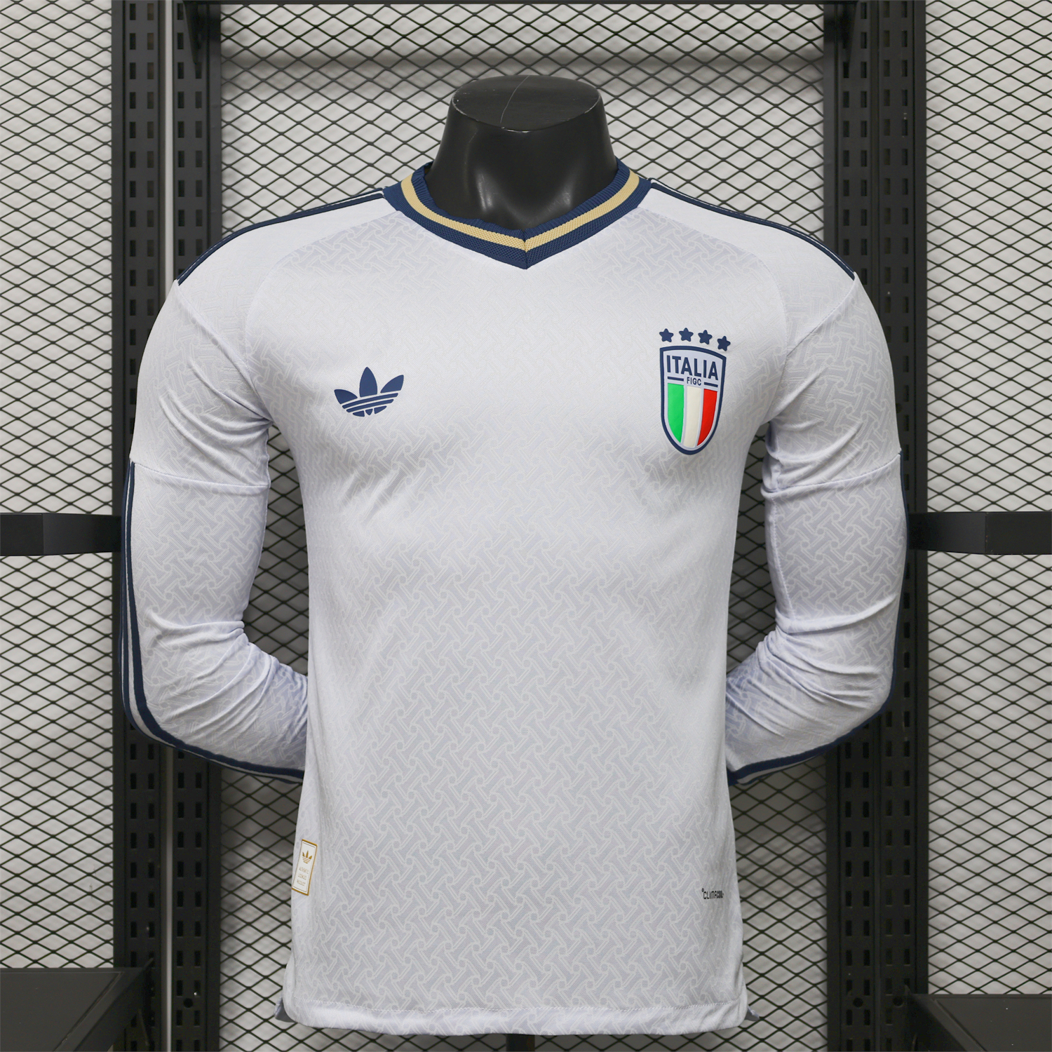 AlphaJersey-Italy 2026 Away Long Sleeves Jersey - Player Version