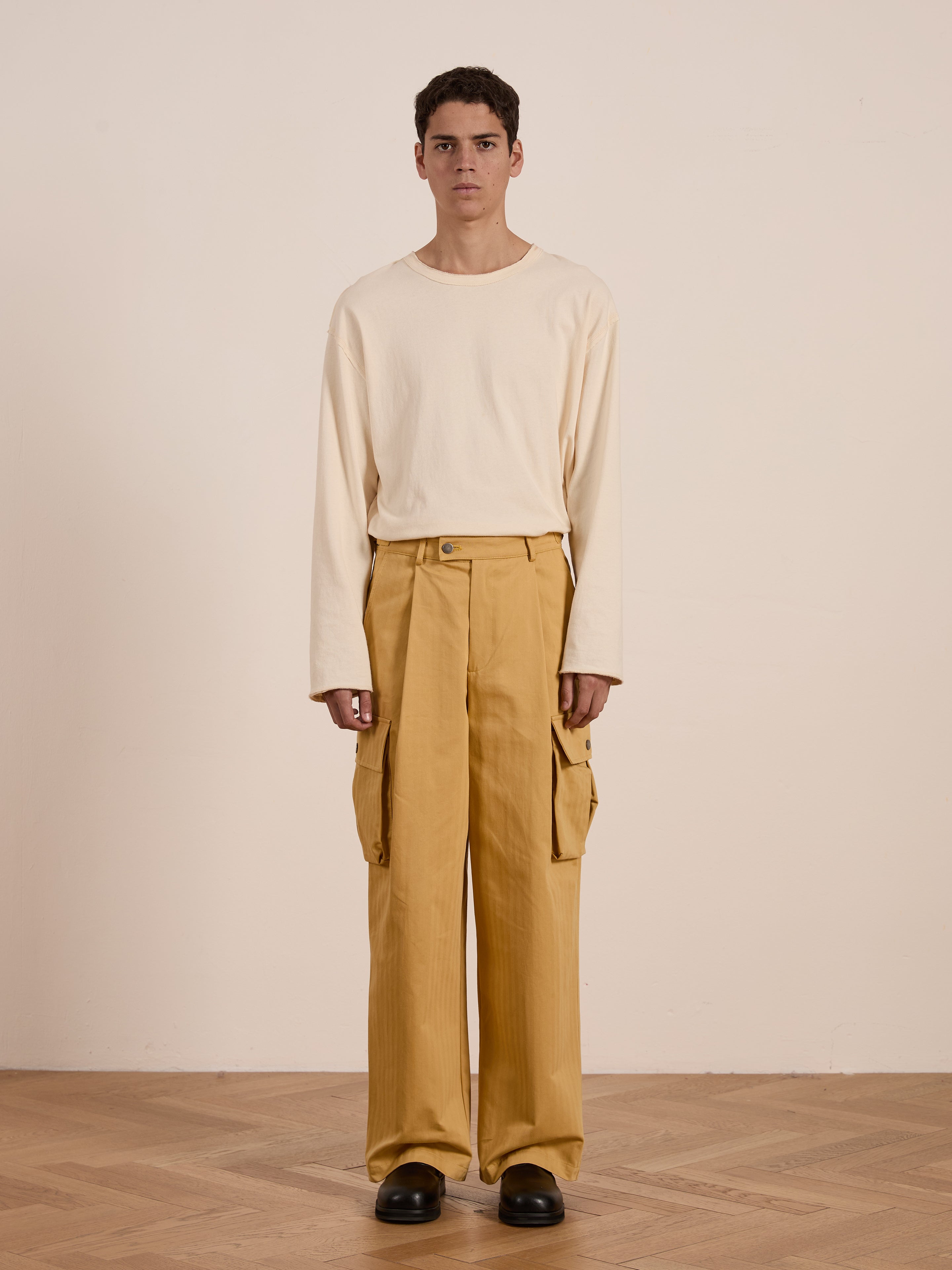 Sunlight Twill Cargo Pants | Modern Menswear by yycbvcnbmmnbm