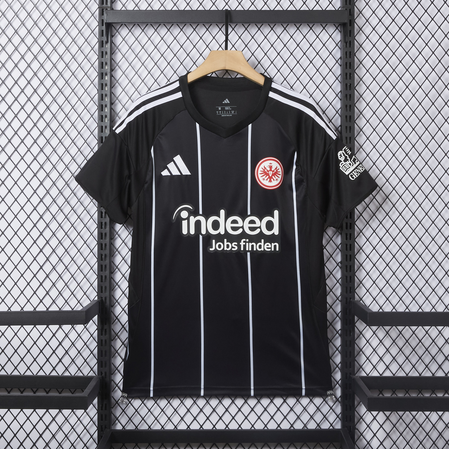 AlphaJersey-Frankfurt 25-26 European Home Black Jersey - Fans Version