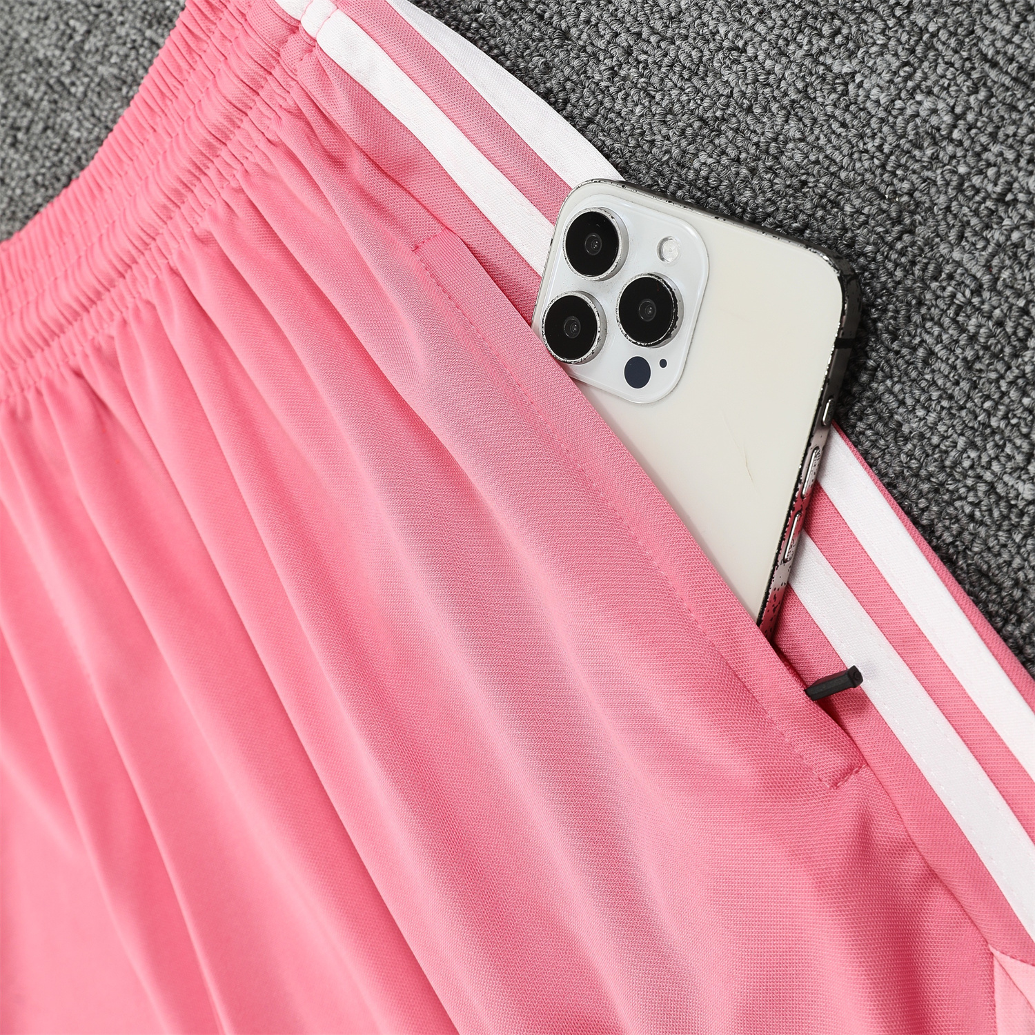 AlphaJersey-INT M.A.M 25-26 Short-Sleeve Training Set - Pink Top & Pink Shorts