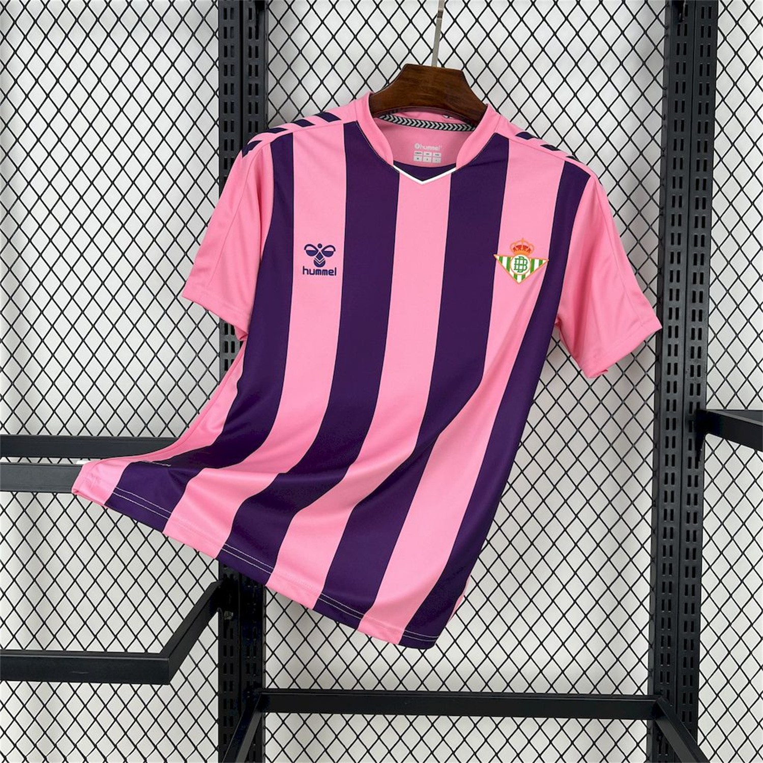 AlphaJersey-Real Betis 25-26 Pink Purple Stripe Special Edition Jersey - Fans Version