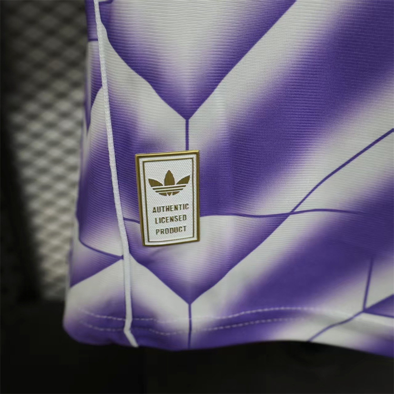 AlphaJersey-Real Madrid 25-26 Refracted Purple Light White Special Jersey - Player Version