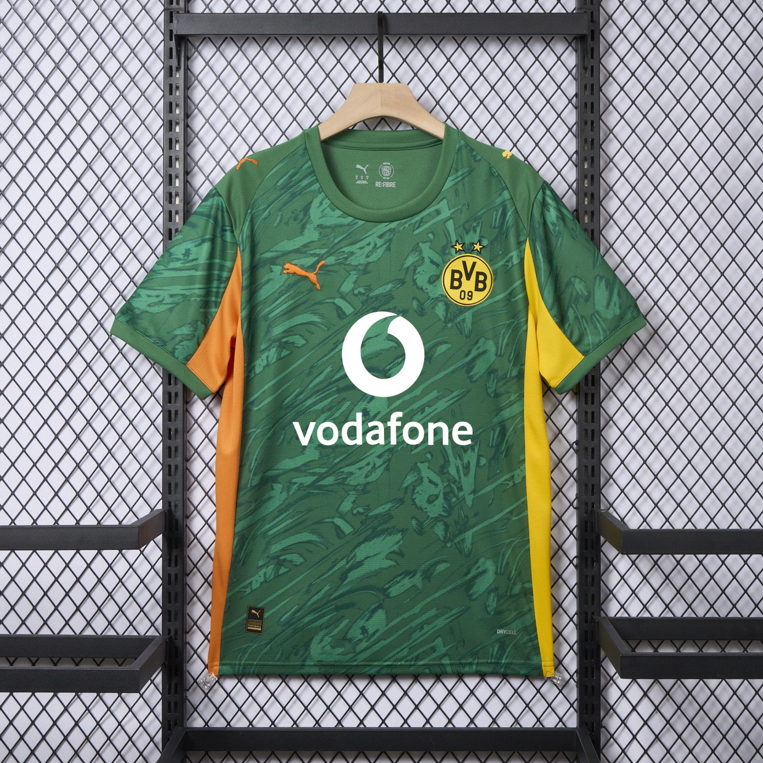 AlphaJersey-Dortmund 25-26 Green Goalkeeper Jersey - Fans Version