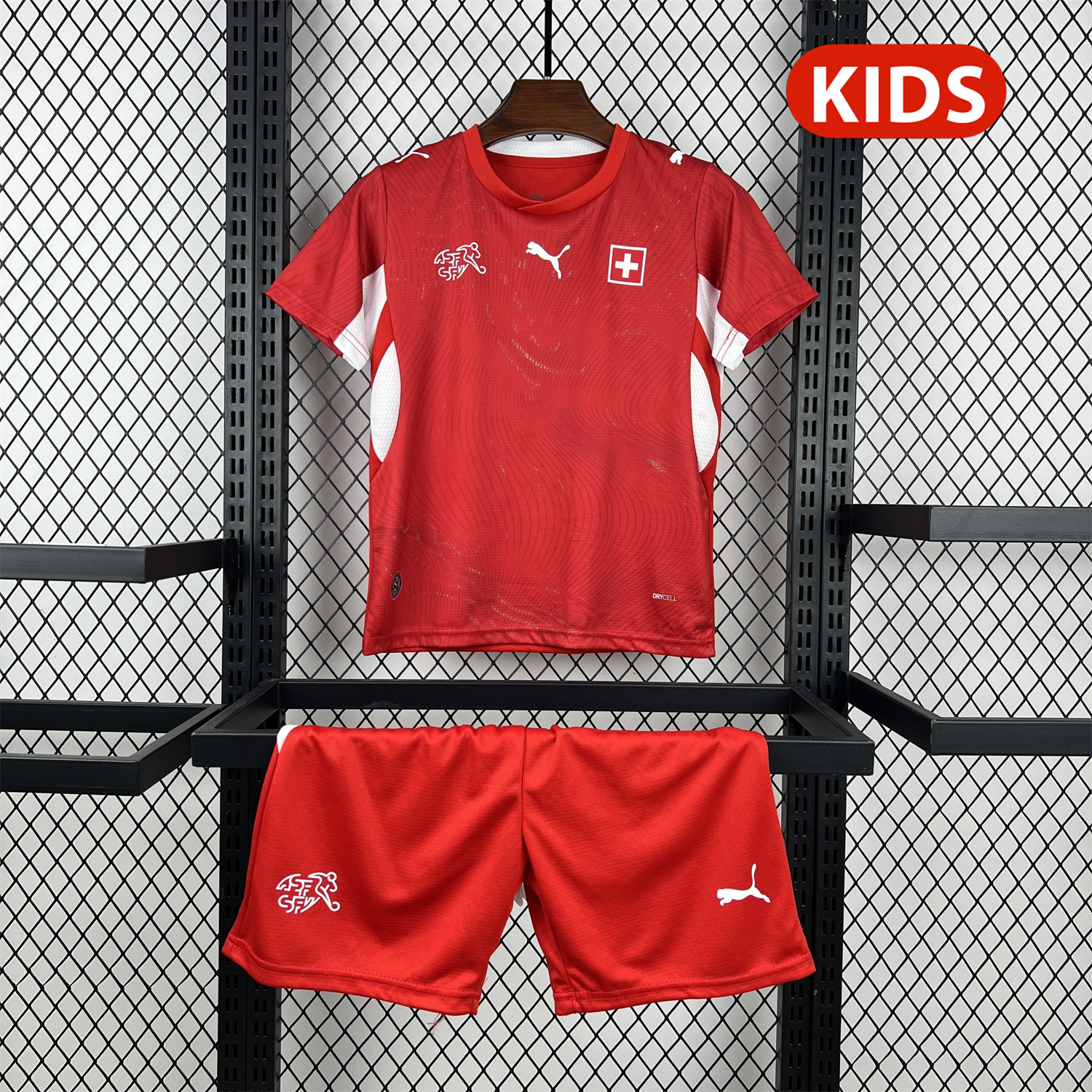 AlphaJersey-Switzerland 2026 Home Kids Kit