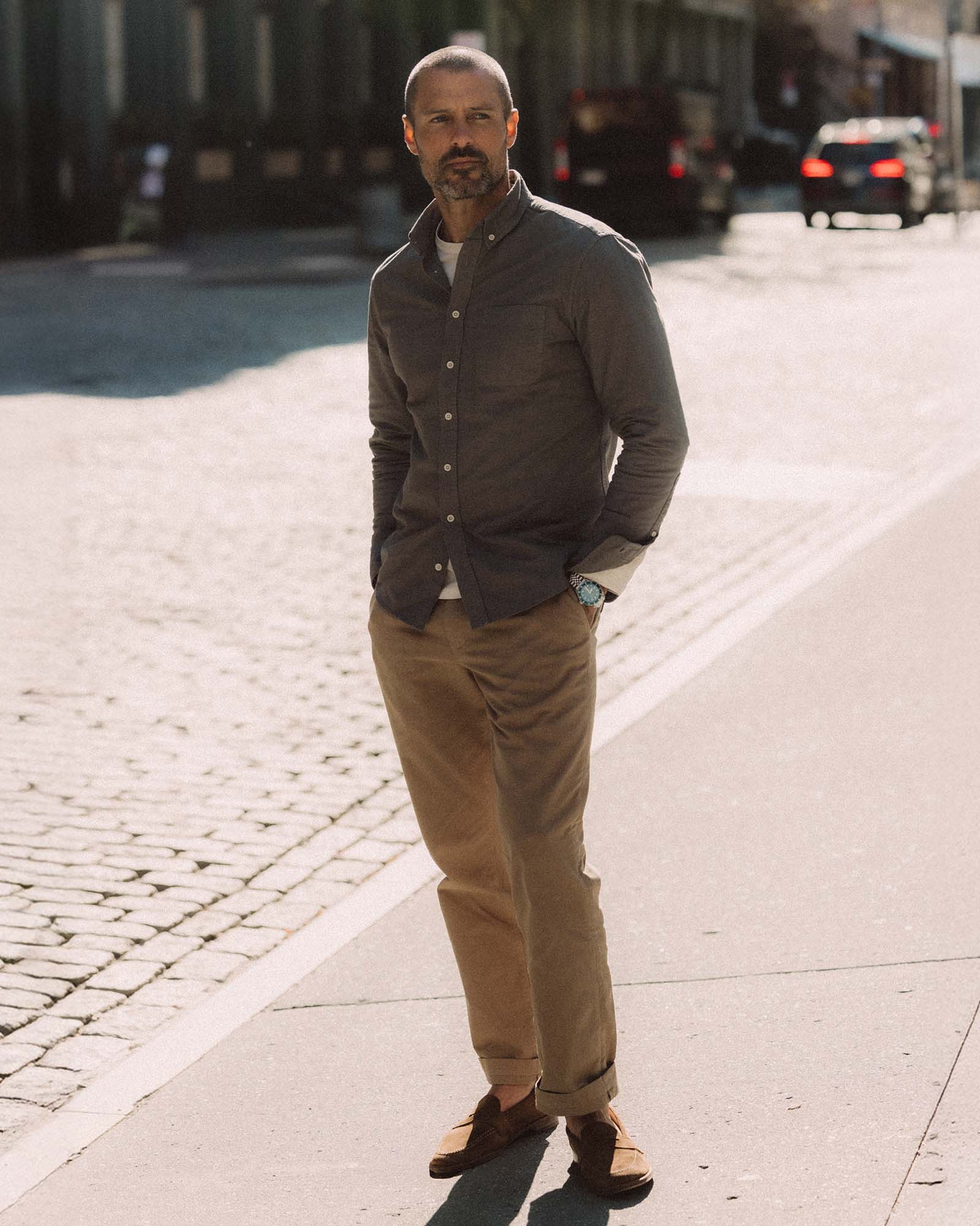 The Jack in Smoke Oxford | Modern Menswear by yycbvcnbmmnbm
