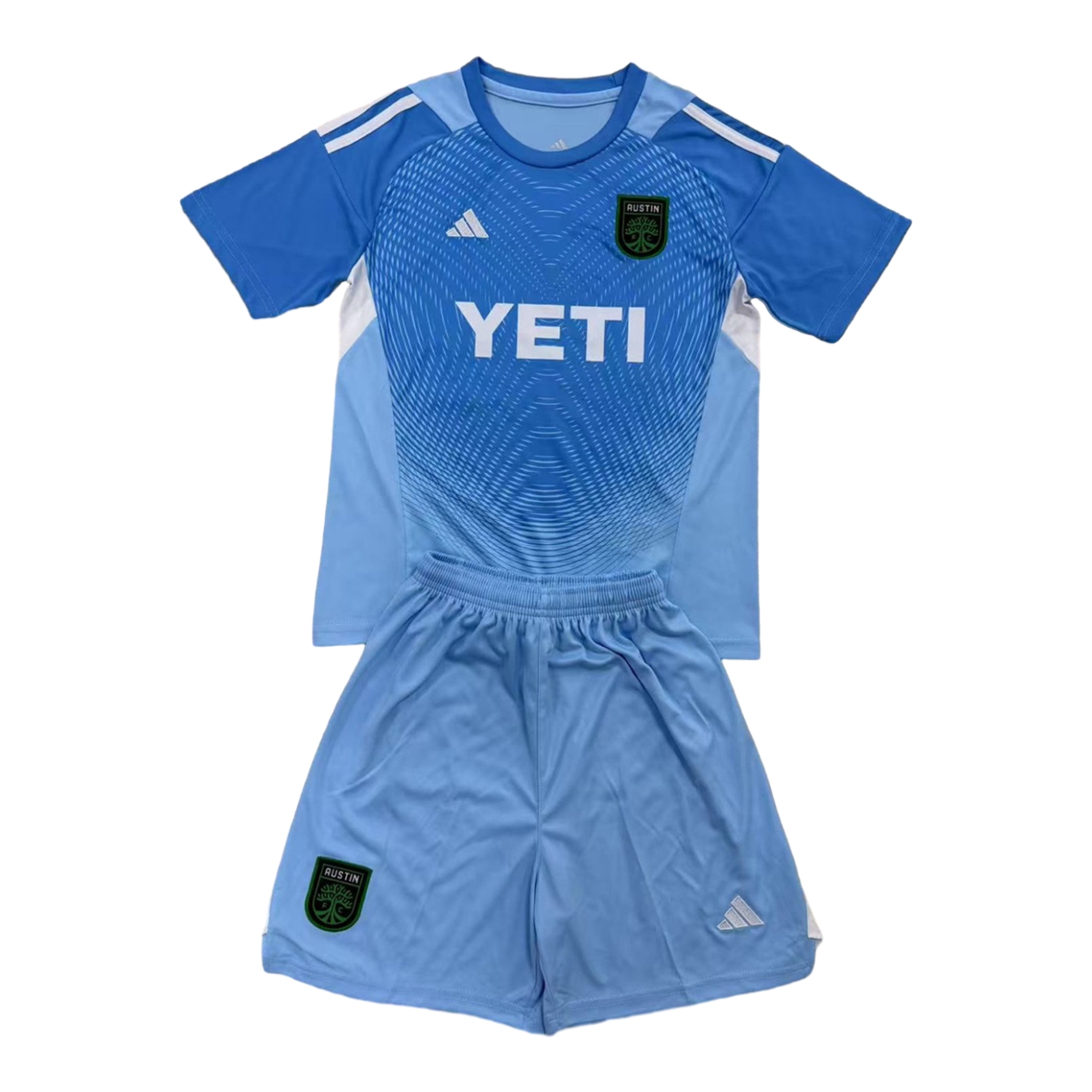 AlphaJersey-Austin 25-26 Blue Goalkeeper Kids Kit