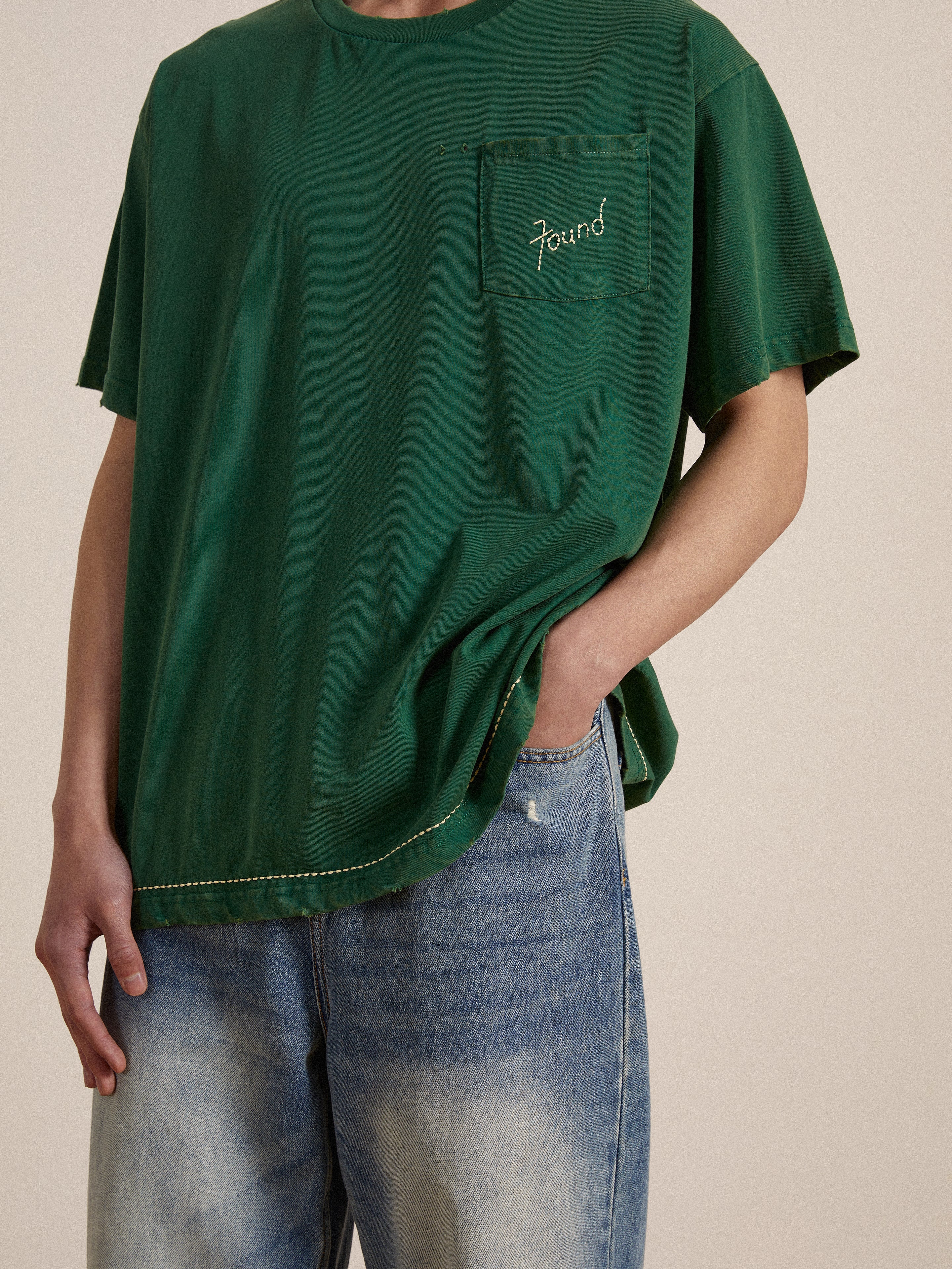 Embroidered Logo Tee | Modern Menswear by yycbvcnbmmnbm