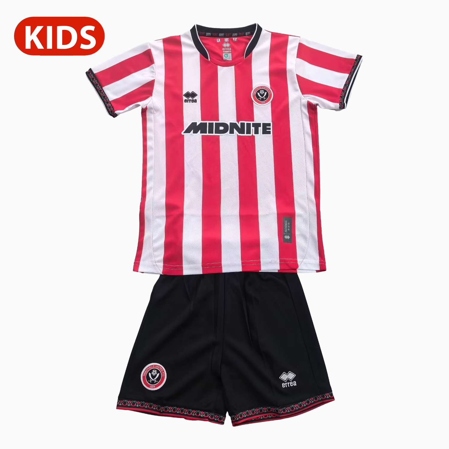 AlphaJersey-Sheffield United 25-26 Home Kids Kit