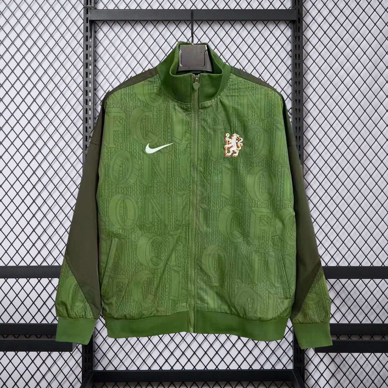AlphaJersey-C.H.E.L.S.E.A 25-26 Windbreaker Jacket - Green
