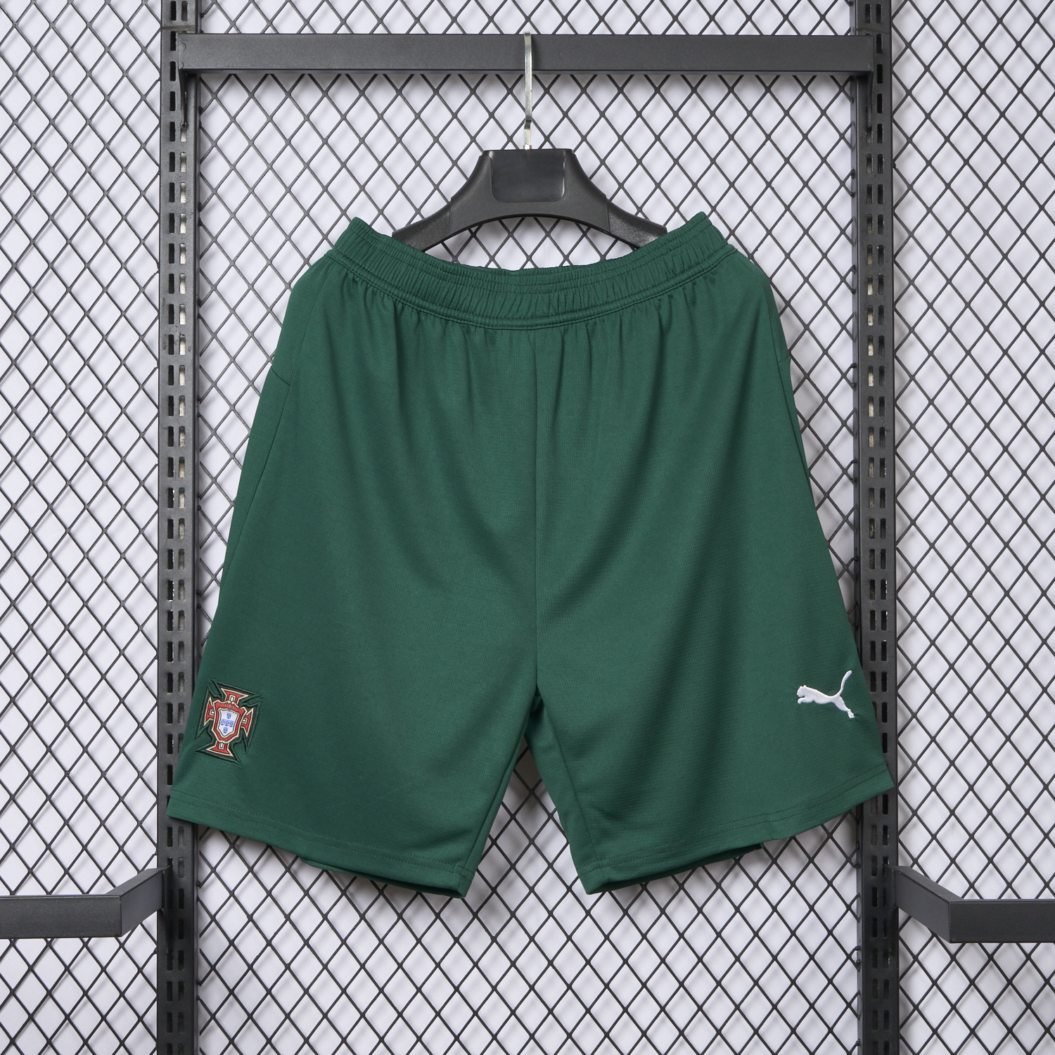 AlphaJersey-Portugal 25-26 Home Green Shorts - Fans Version