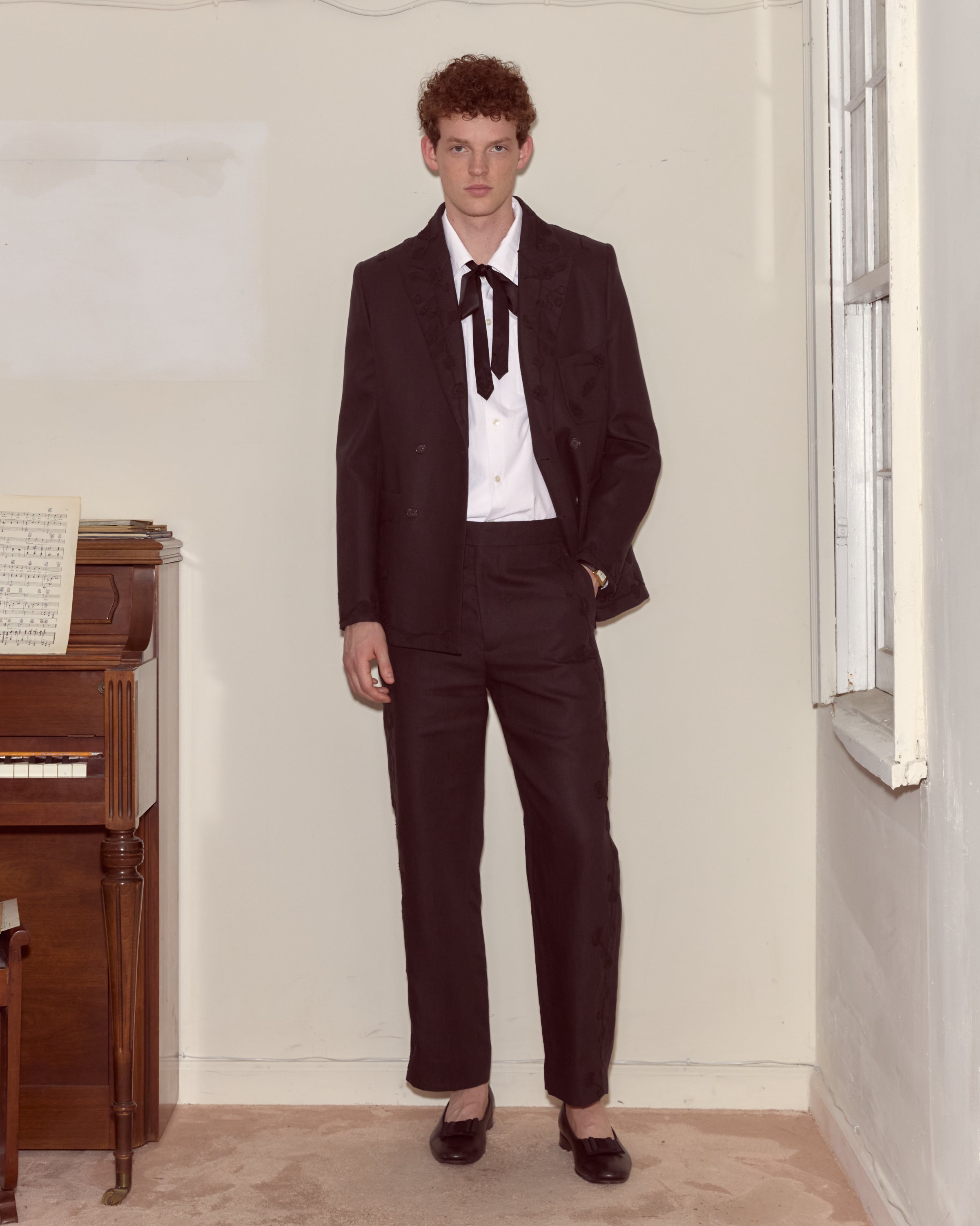 Snowdrop Linen Suit Jacket | Modern Menswear by yycbvcnbmmnbm