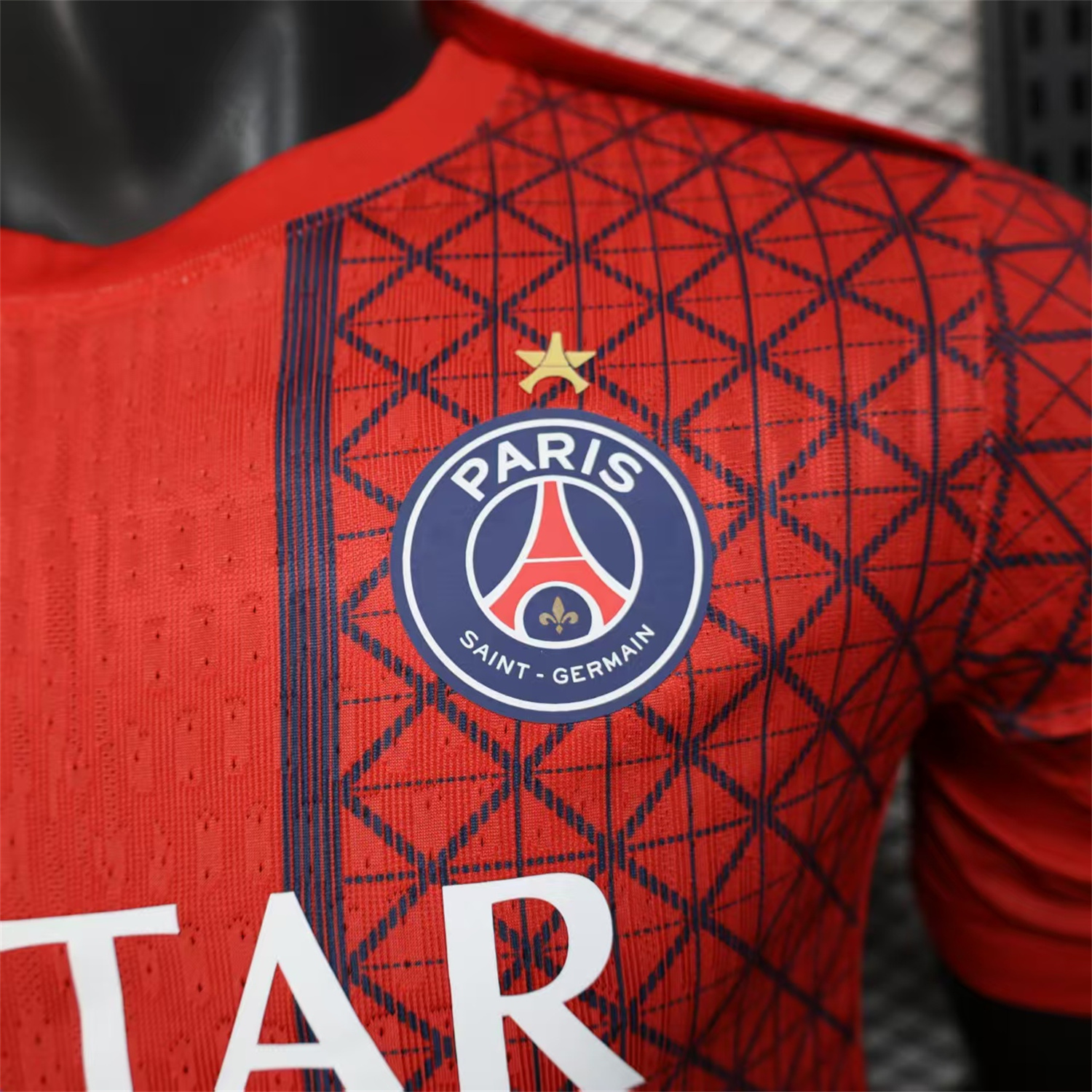 AlphaJersey-Paris Saint-Germain PSG 25-26 One Star Red Special Edition Jersey - Player Version