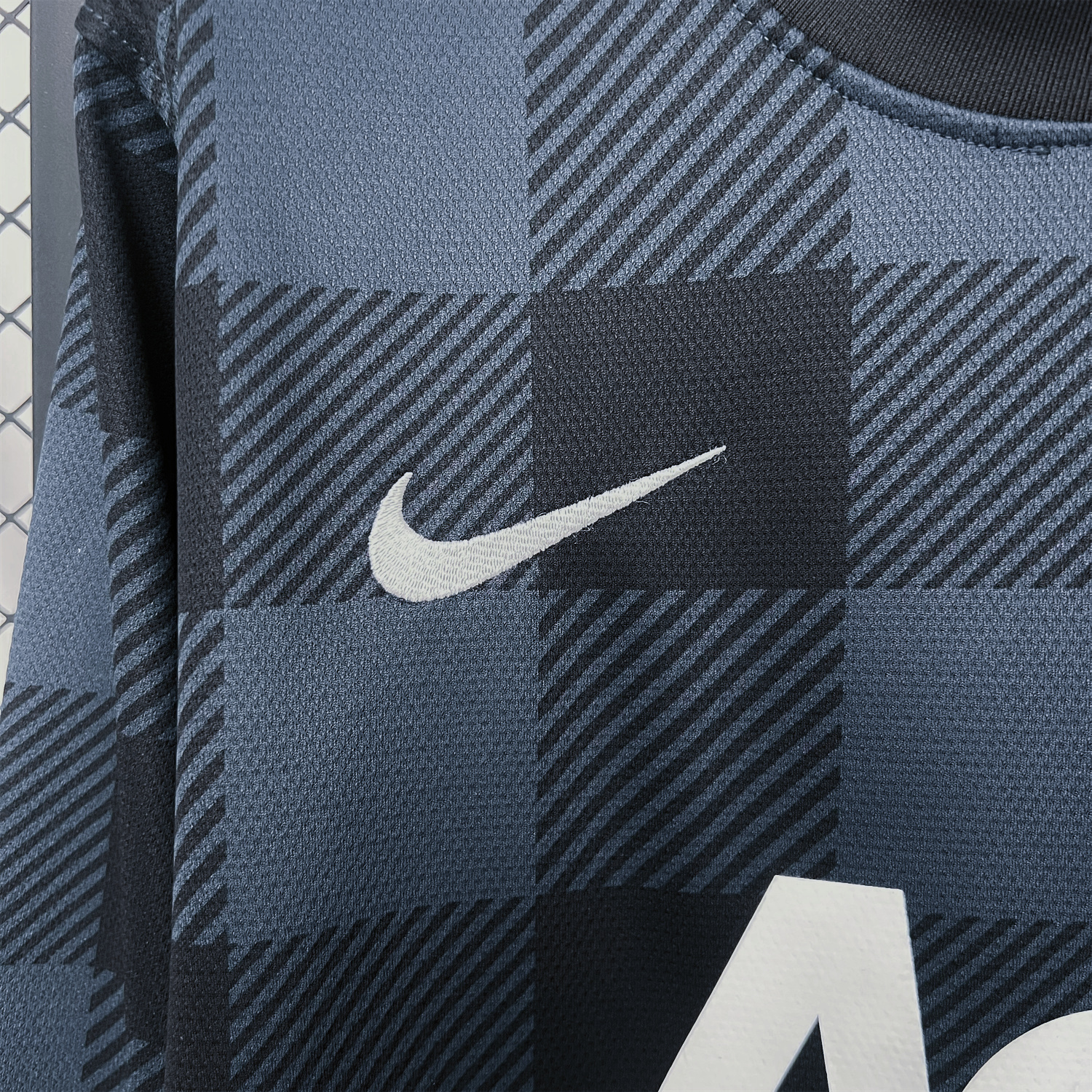 AlphaJersey-Retro Manchester United 13-14 Away Long Sleeves Jersey
