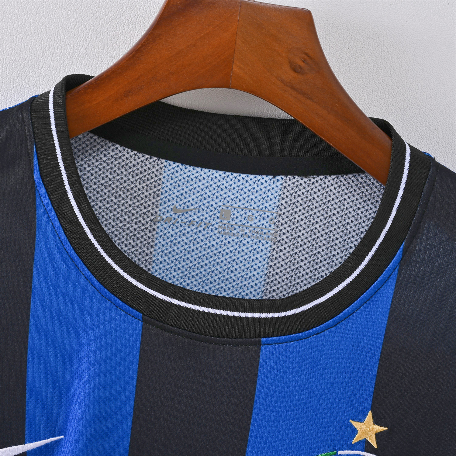AlphaJersey-Retro Inter Milan 09-10 Home Long Sleeves Jersey - Champions League Final
