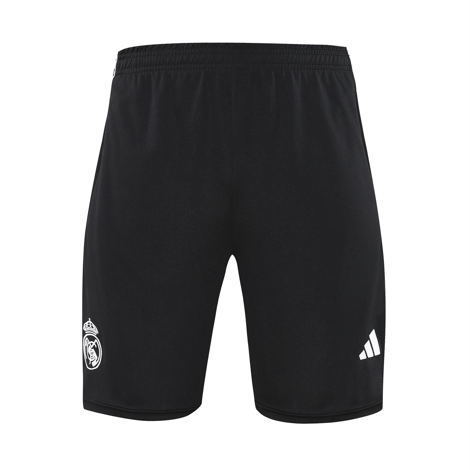 AlphaJersey-Real Madrid 25-26 Vest Training Set - Grey And White Vest & Black Shorts