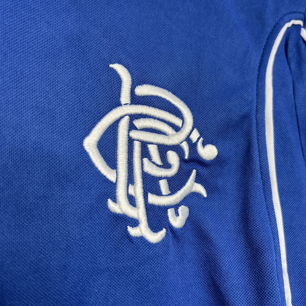 AlphaJersey-Retro Glasgow Rangers 1999-01 Home Stadium Jersey