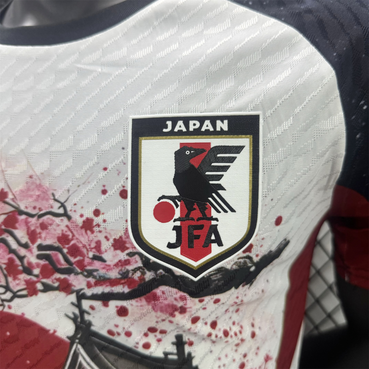 AlphaJersey-Japan 25-26 Sunset Over Mount Fuji Flowers Floating Over Churei Pagoda Special Jersey - Player Version