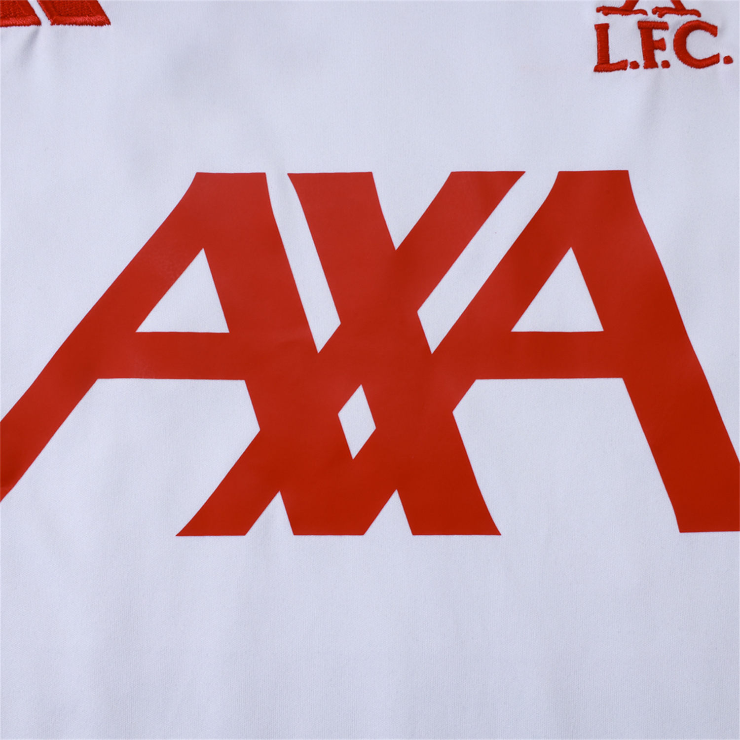AlphaJersey-Liver.pool 25-26 Vest Training Set - White Vest & Black Shorts