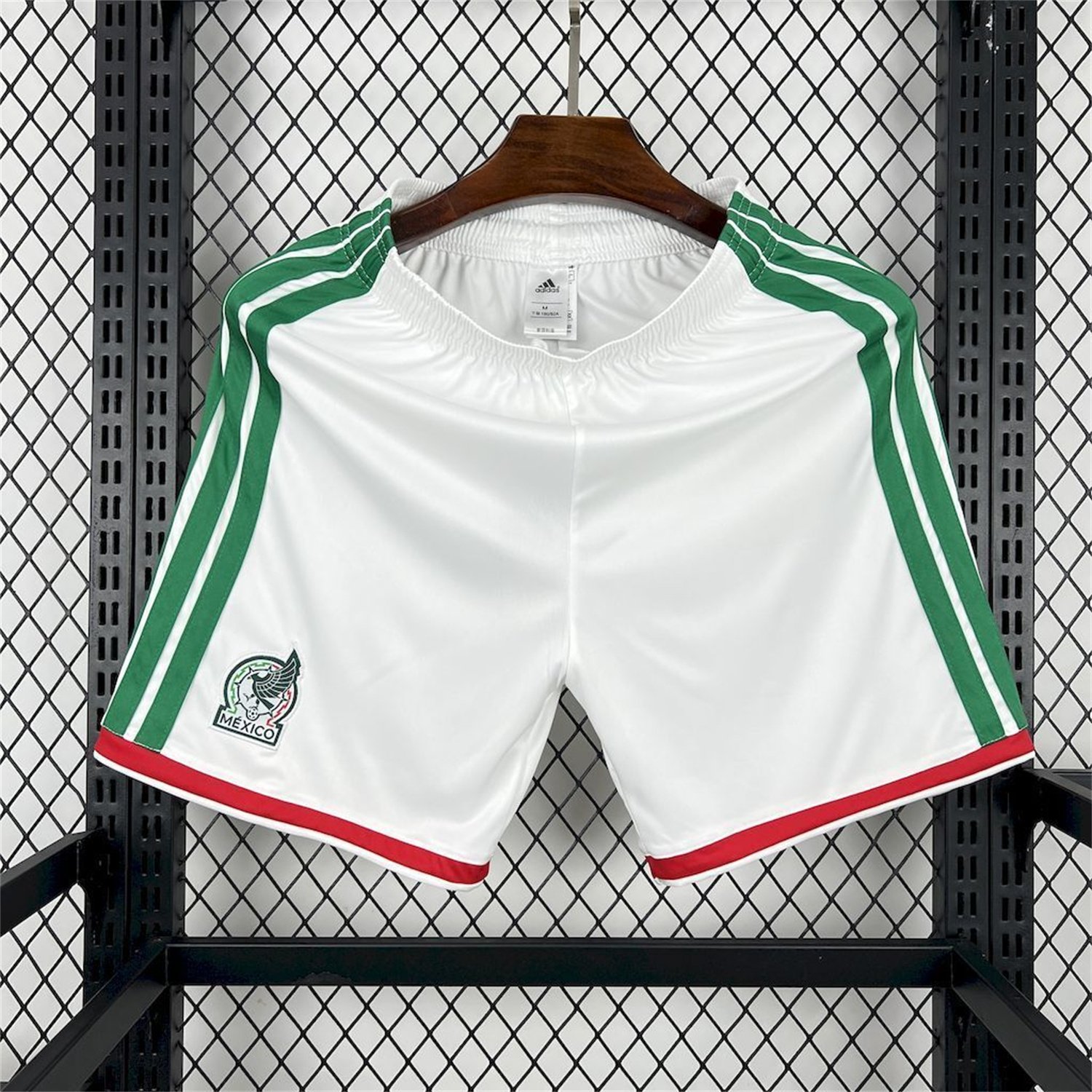 AlphaJersey-Mexico 2026 Home White Shorts - Fans Version