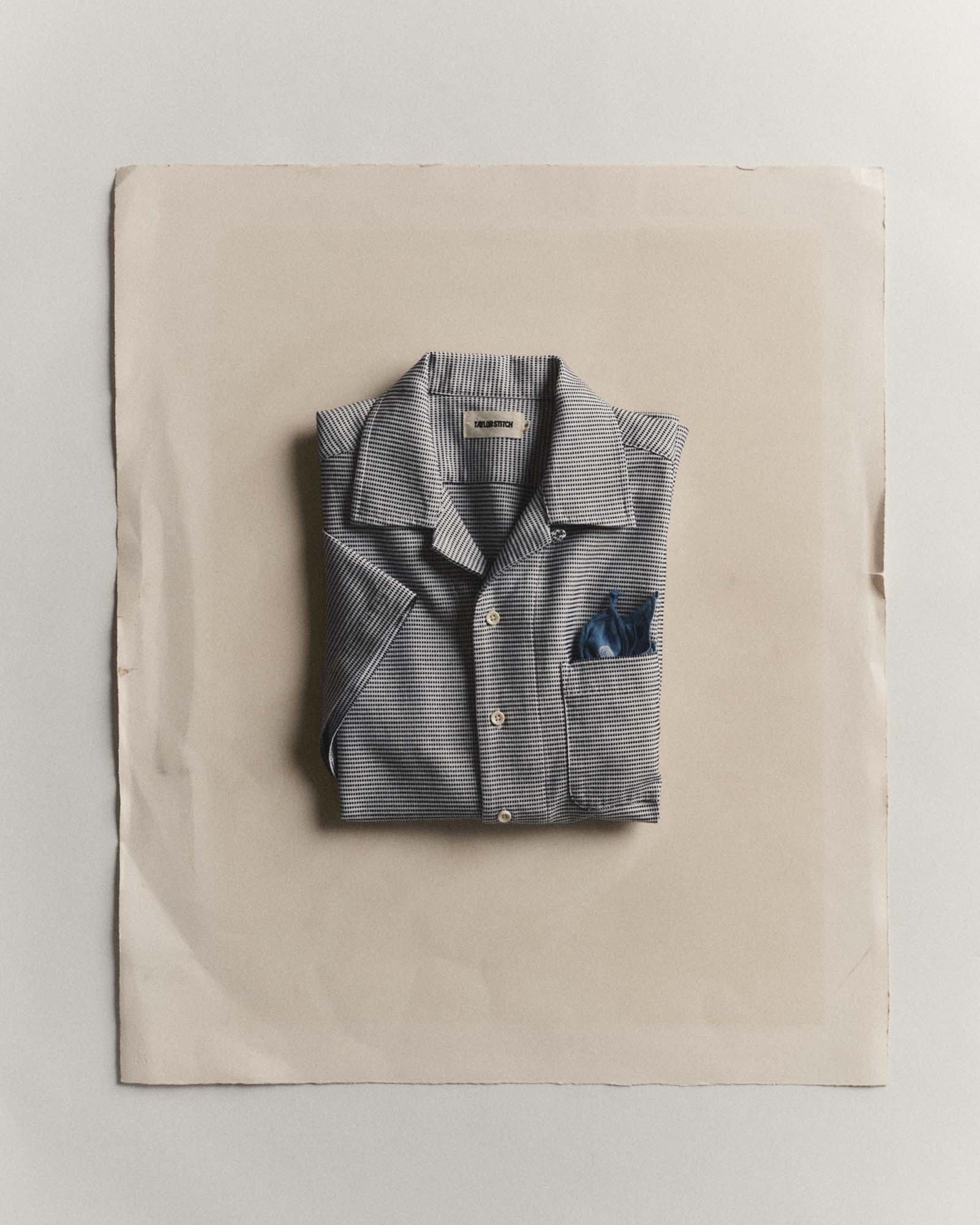 The Hawthorne Shirt in Blue Pin Dot Dobby | Modern Menswear by yycbvcnbmmnbm