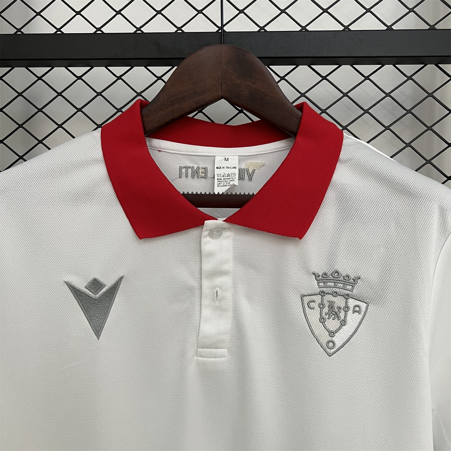 AlphaJersey-Osasuna 25-26 White Special Polo Jersey - Fans Version