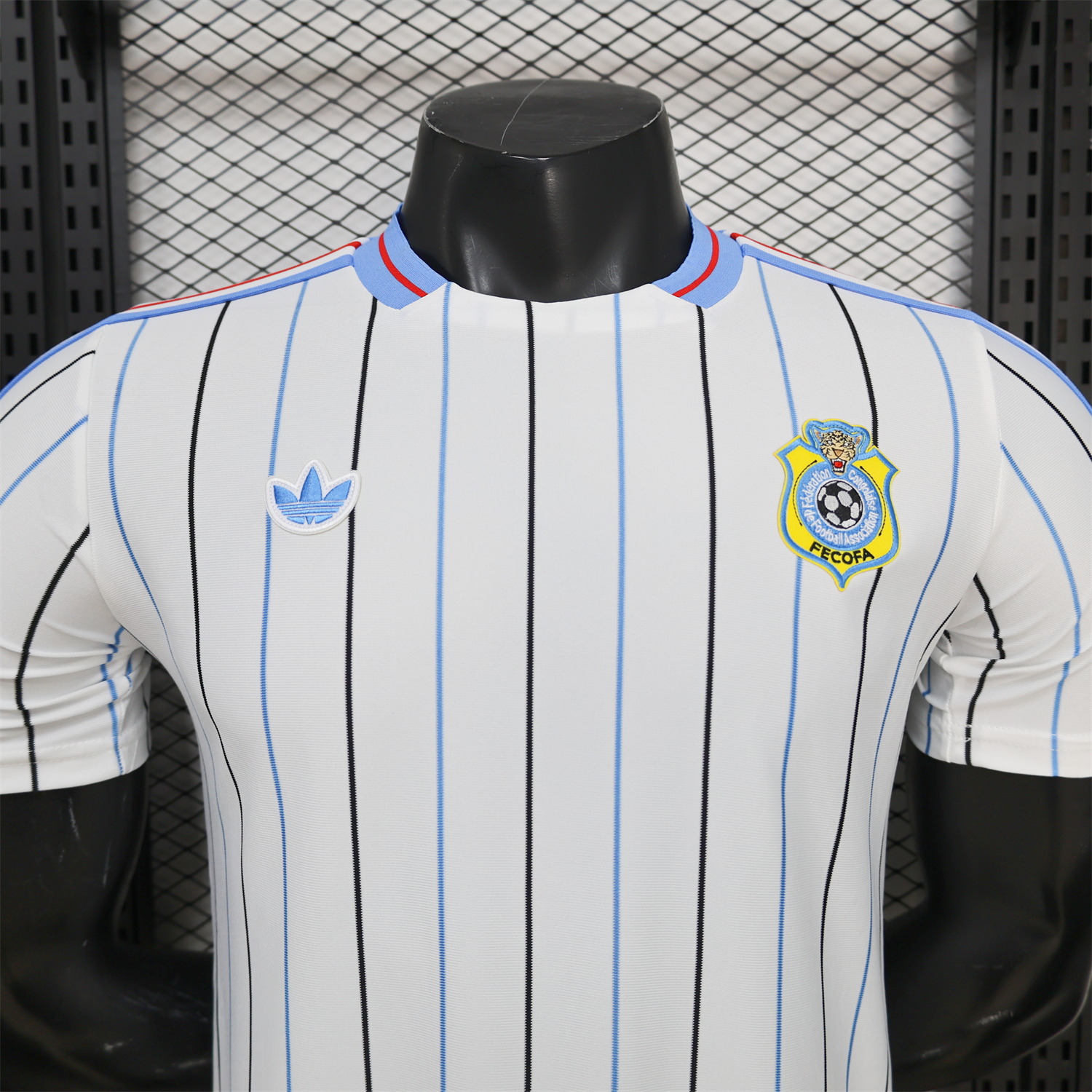 AlphaJersey-Congo 2026 Terrace Icon Retro Casual Style White Jersey - Player Version