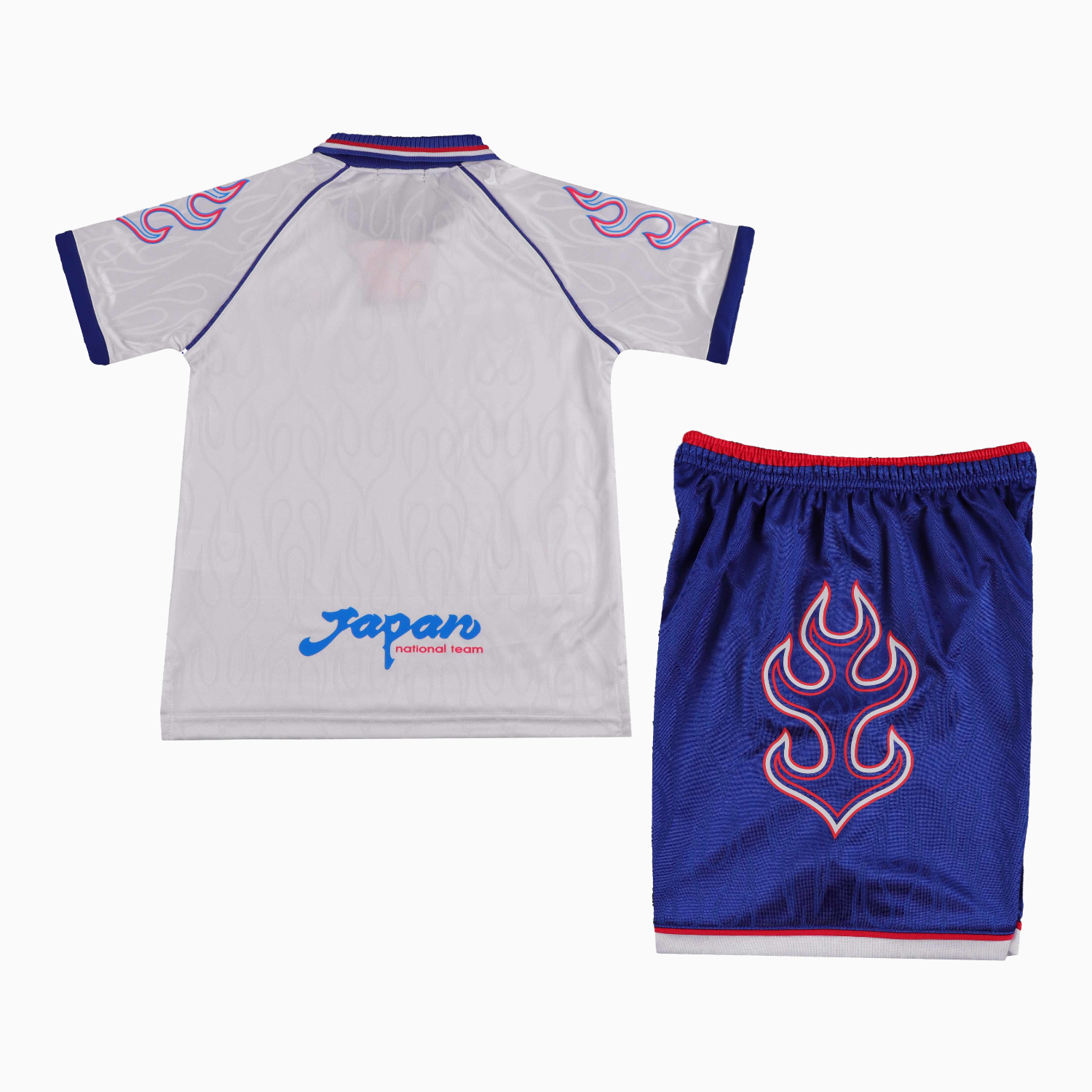AlphaJersey-Retro Japan 1998 Away White Kids Kit
