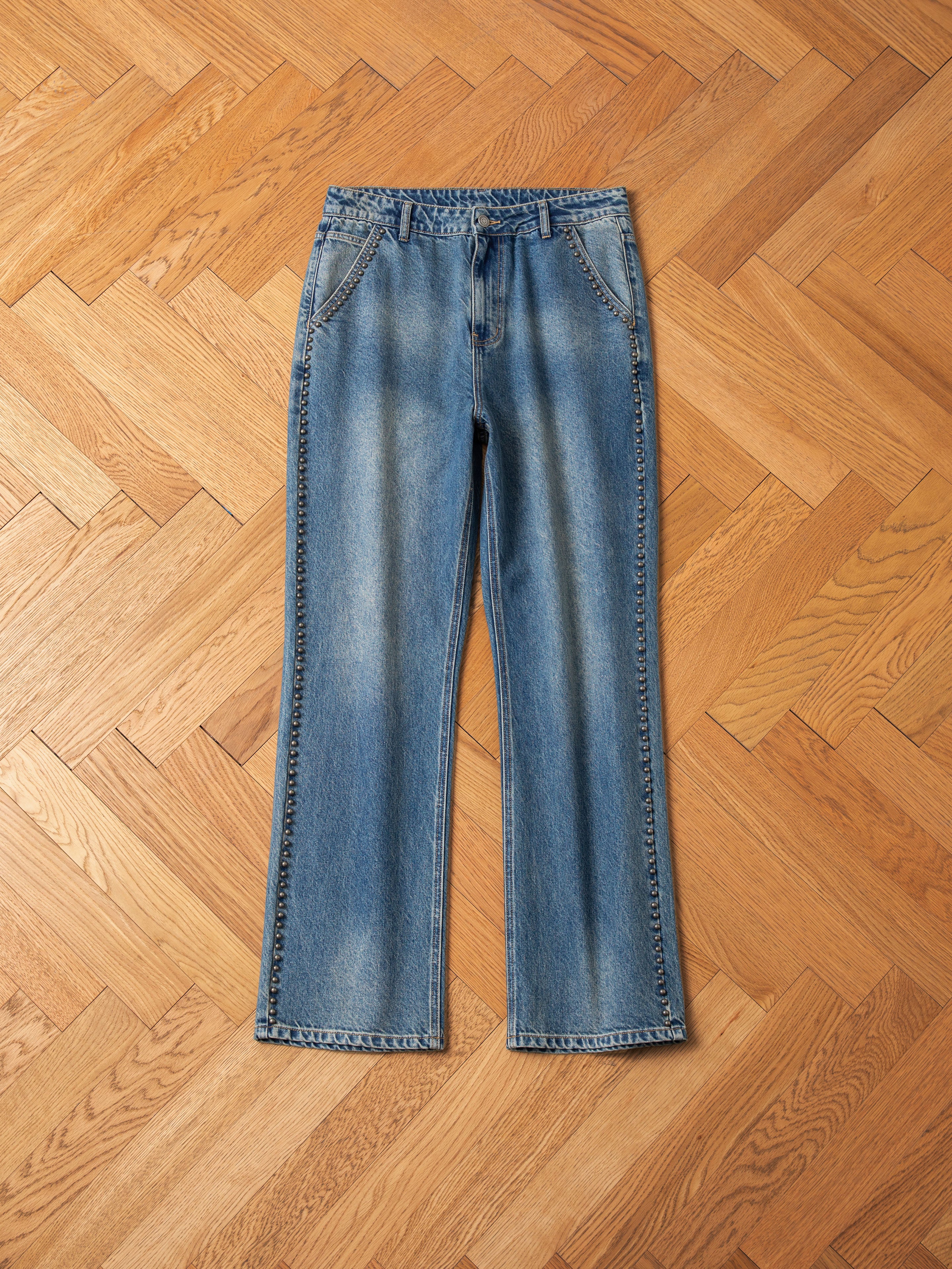 Azar Studded Jeans | Modern Menswear by yycbvcnbmmnbm