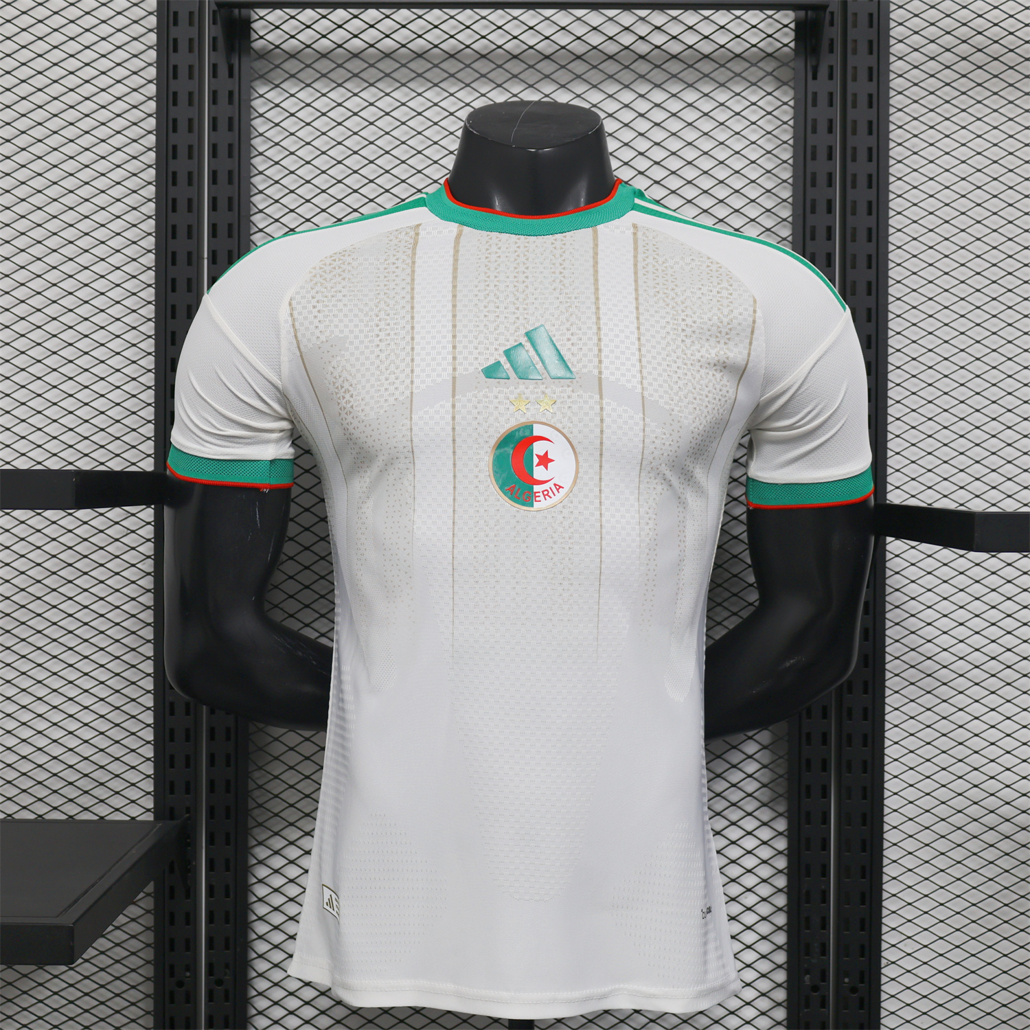 AlphaJersey-Algeria 2026 Home Jersey With 2 Stars - Player Version