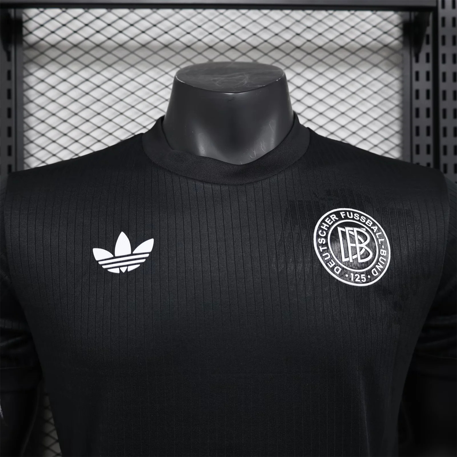 AlphaJersey-Germany 2025 Black 125-Year Anniversary Commemorative Edition Jersey - Player Version
