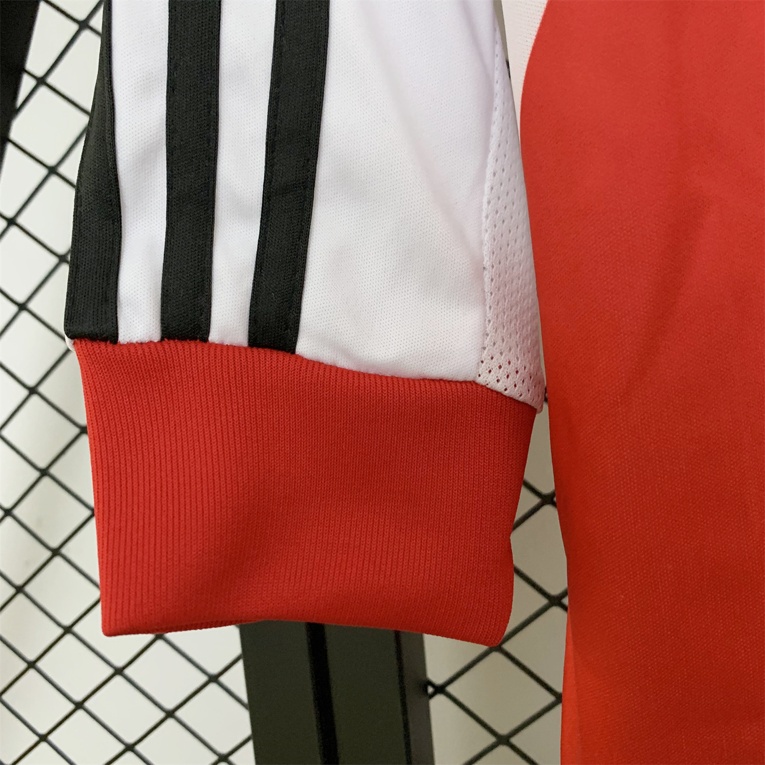 AlphaJersey-Retro River Plate 2013-14 Home Long Sleeves Jersey