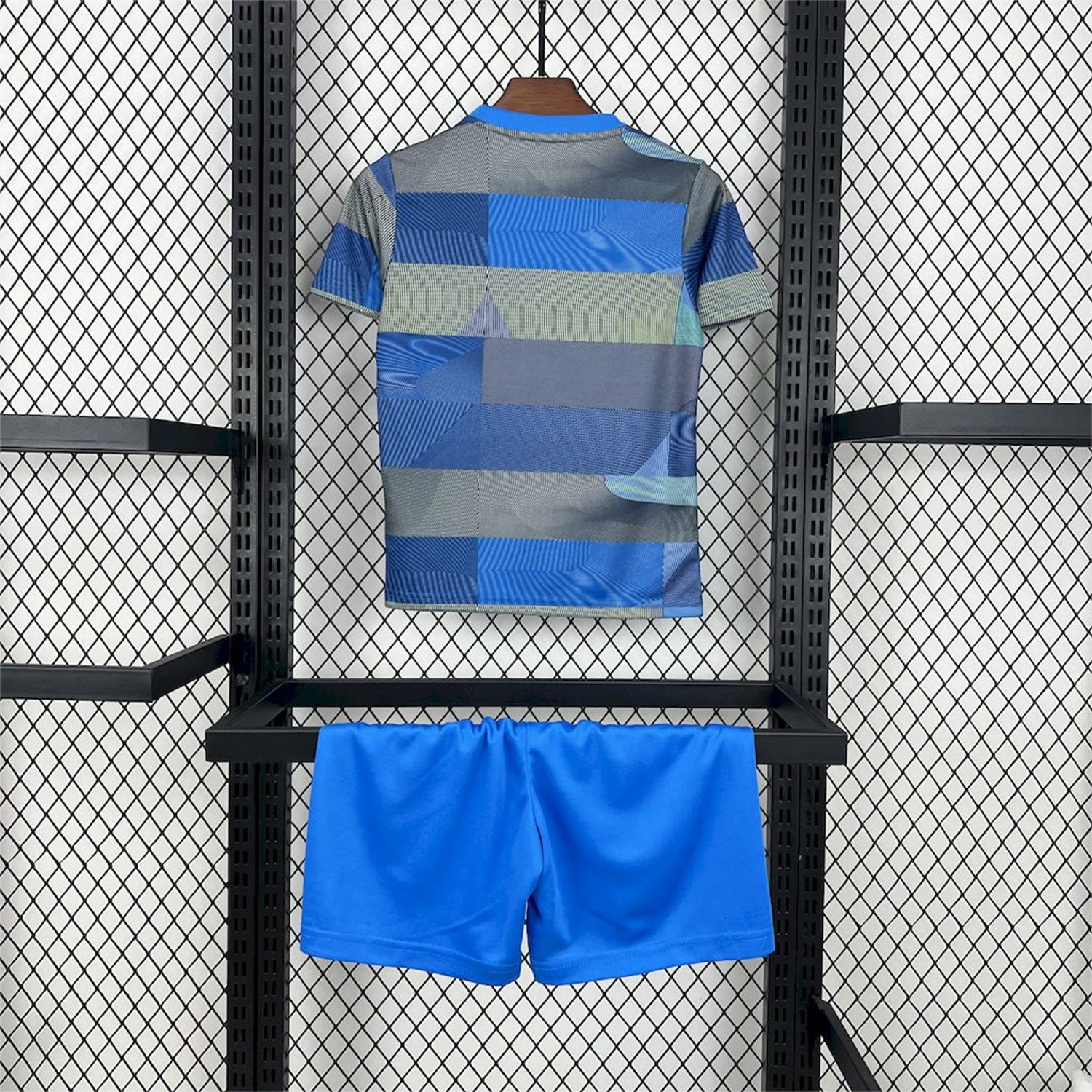 AlphaJersey-Real Madrid 25-26 Blue Pre-Match Traning Kids Kit