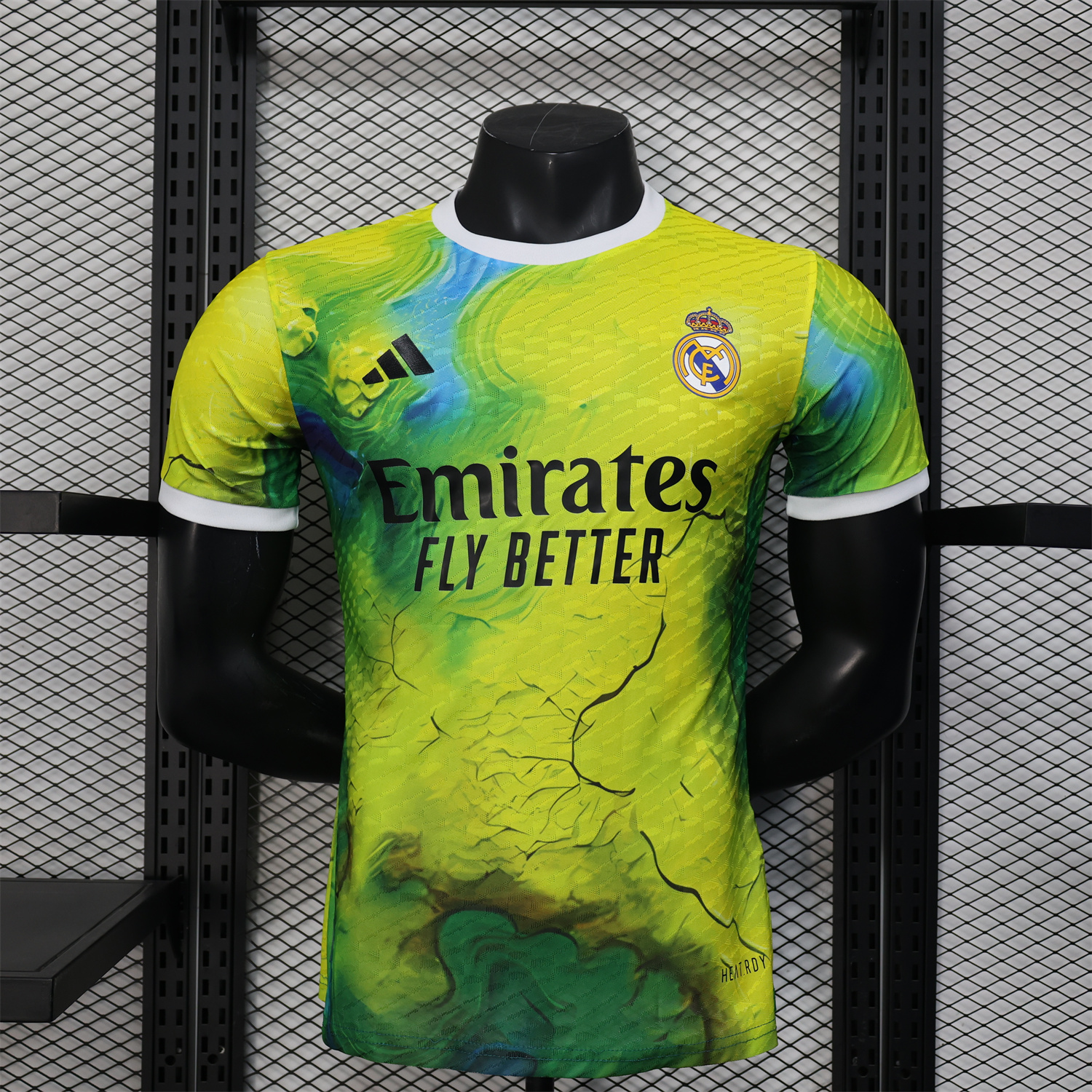 AlphaJersey-Real Madrid 25-26 Green & Yellow Special Edition Jersey - Player Version