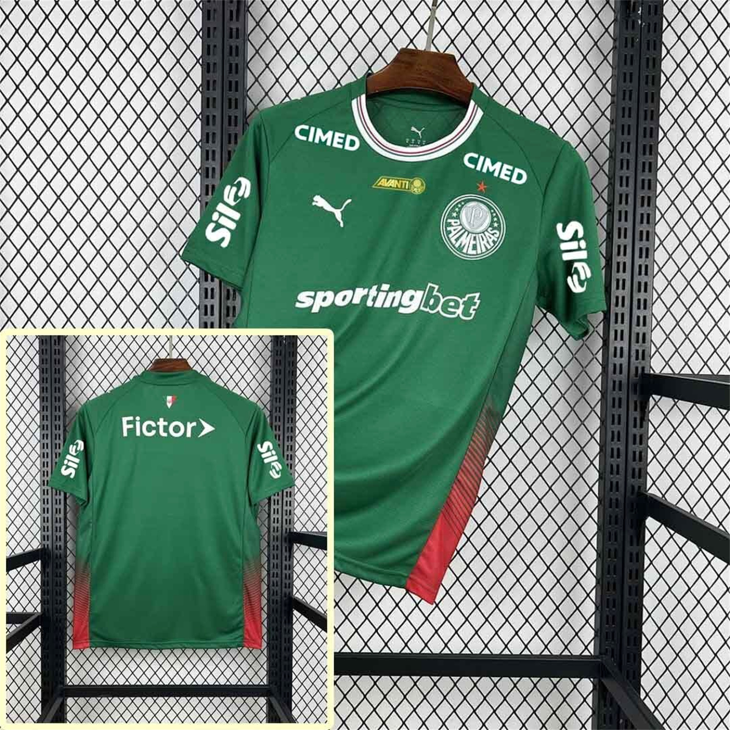 AlphaJersey-Palmeiras 26-27 Home Jersey With All Sponsors - Fans Version