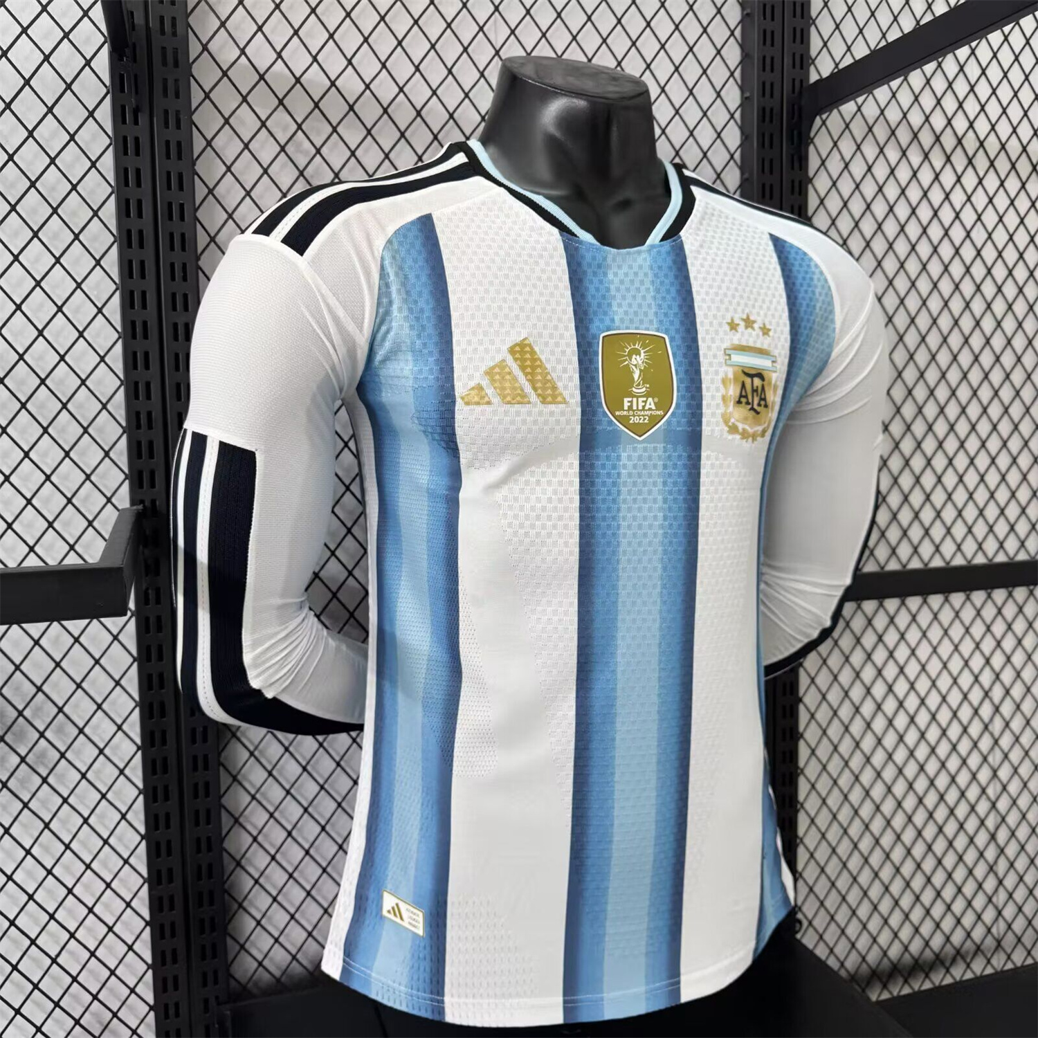 AlphaJersey-Argentina 2026 Home Long Sleeves Jersey - Player Version