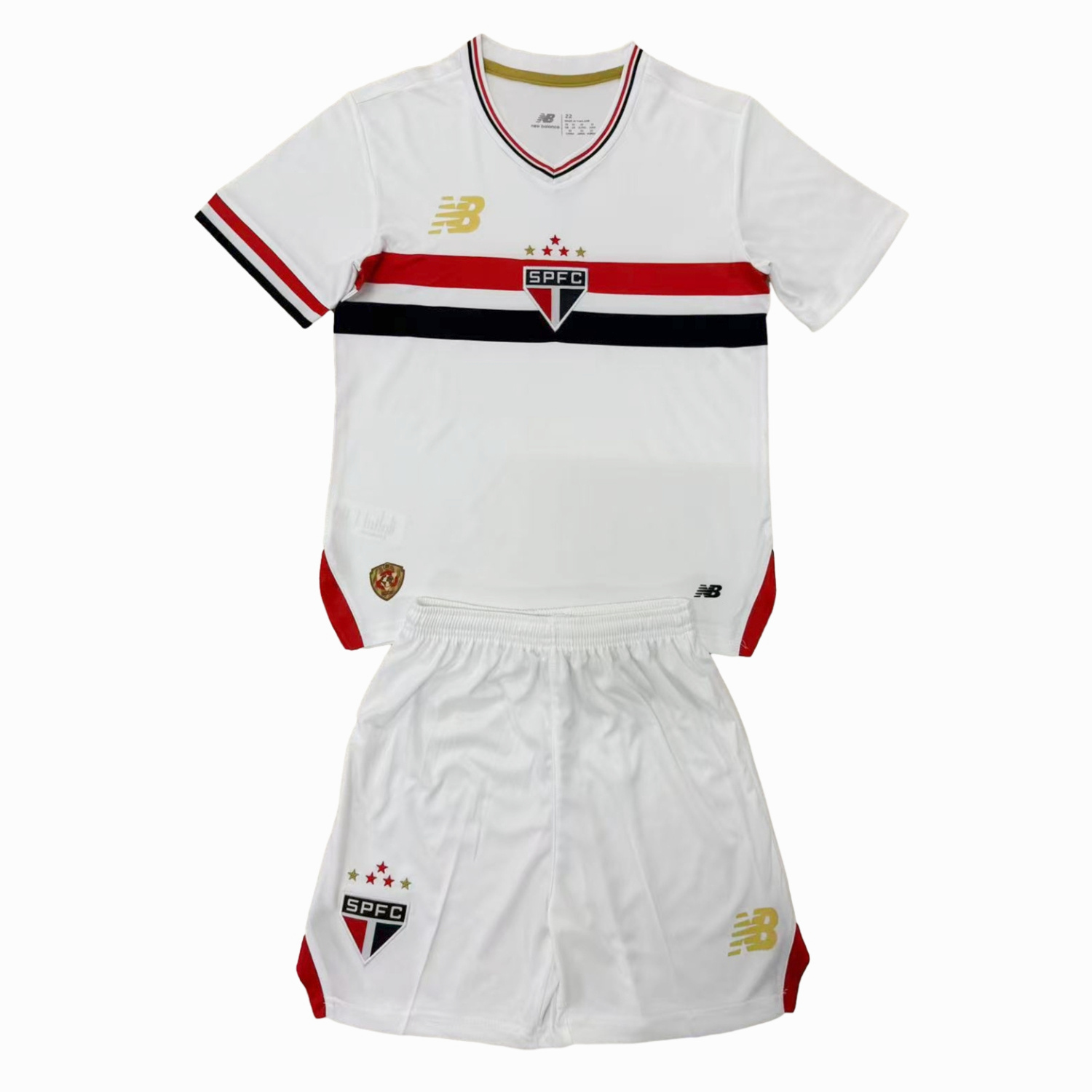 AlphaJersey-Sao Paulo 25-26 Home Kids Kit