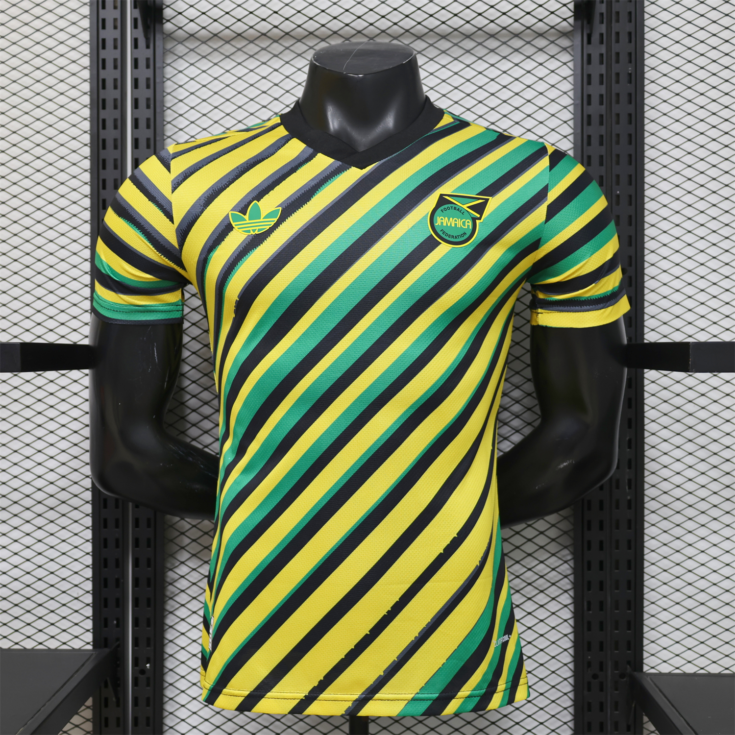 AlphaJersey-Jamaica 2026 Yellow-Green Twill Jersey - Player Version
